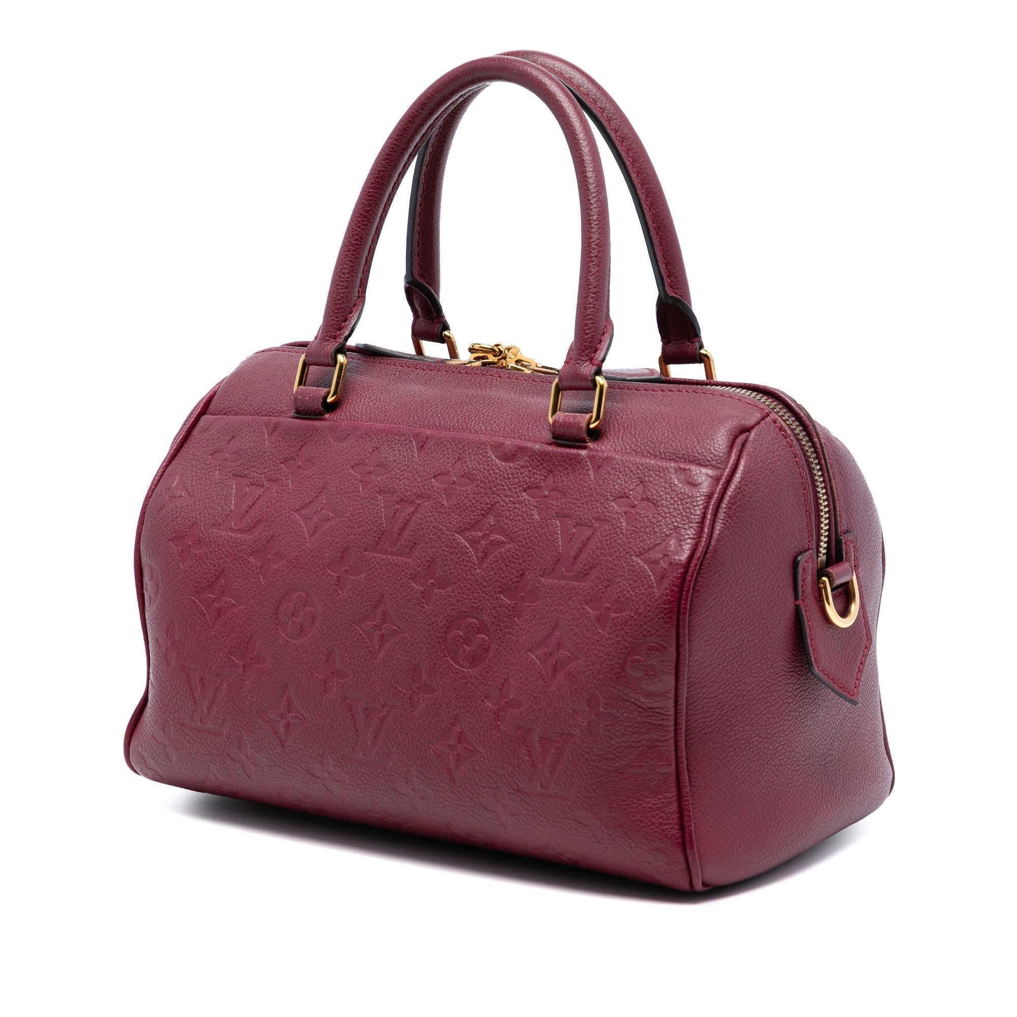 Louis Vuitton Monogram Empreinte Speedy Bandouliere 25