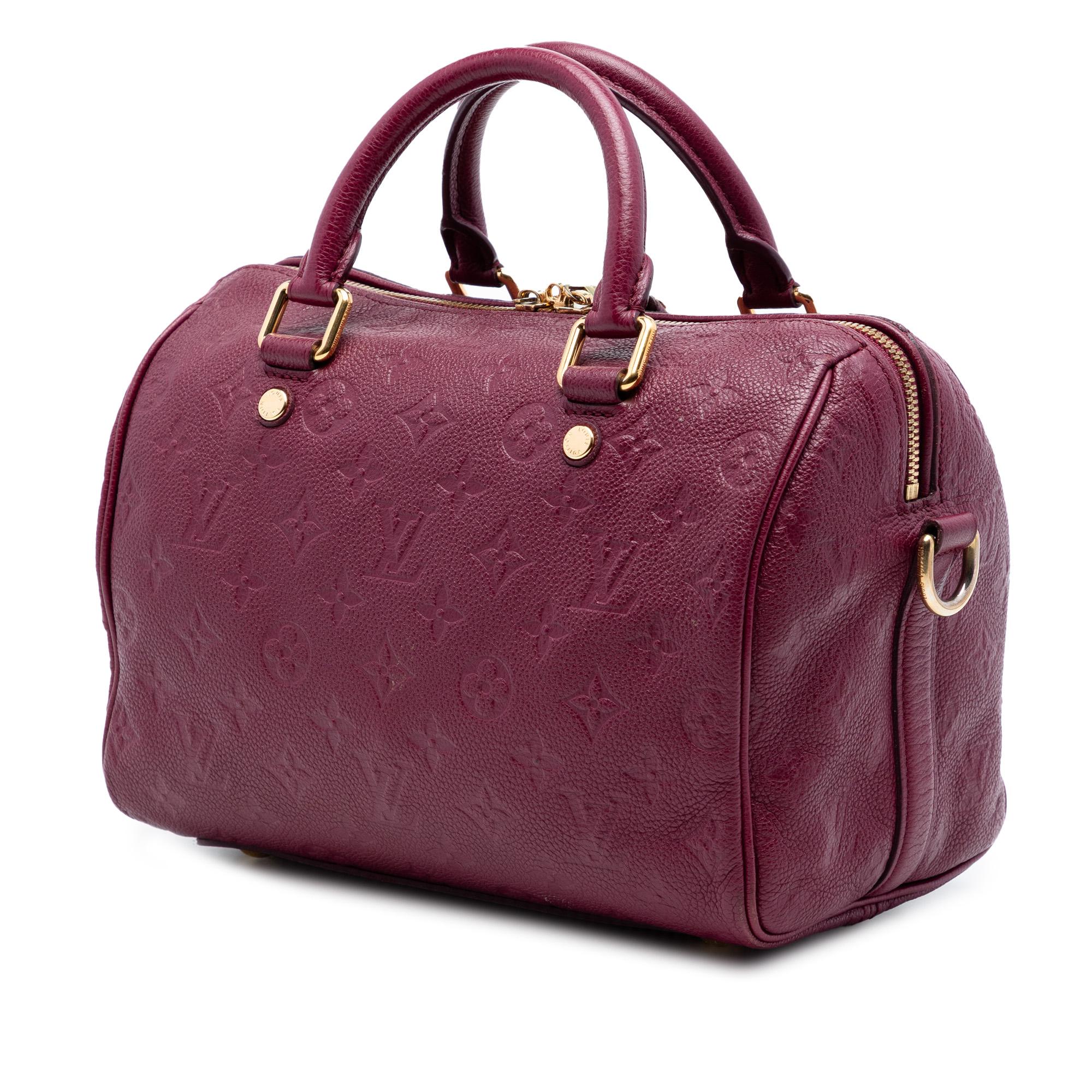 Louis Vuitton Monogram Empreinte Speedy Bandouliere 25