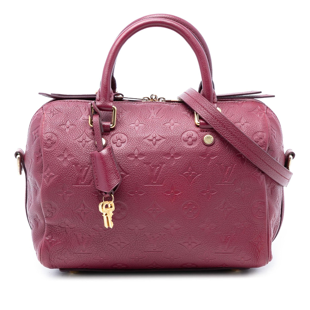 Louis Vuitton Monogram Empreinte Speedy Bandouliere 25