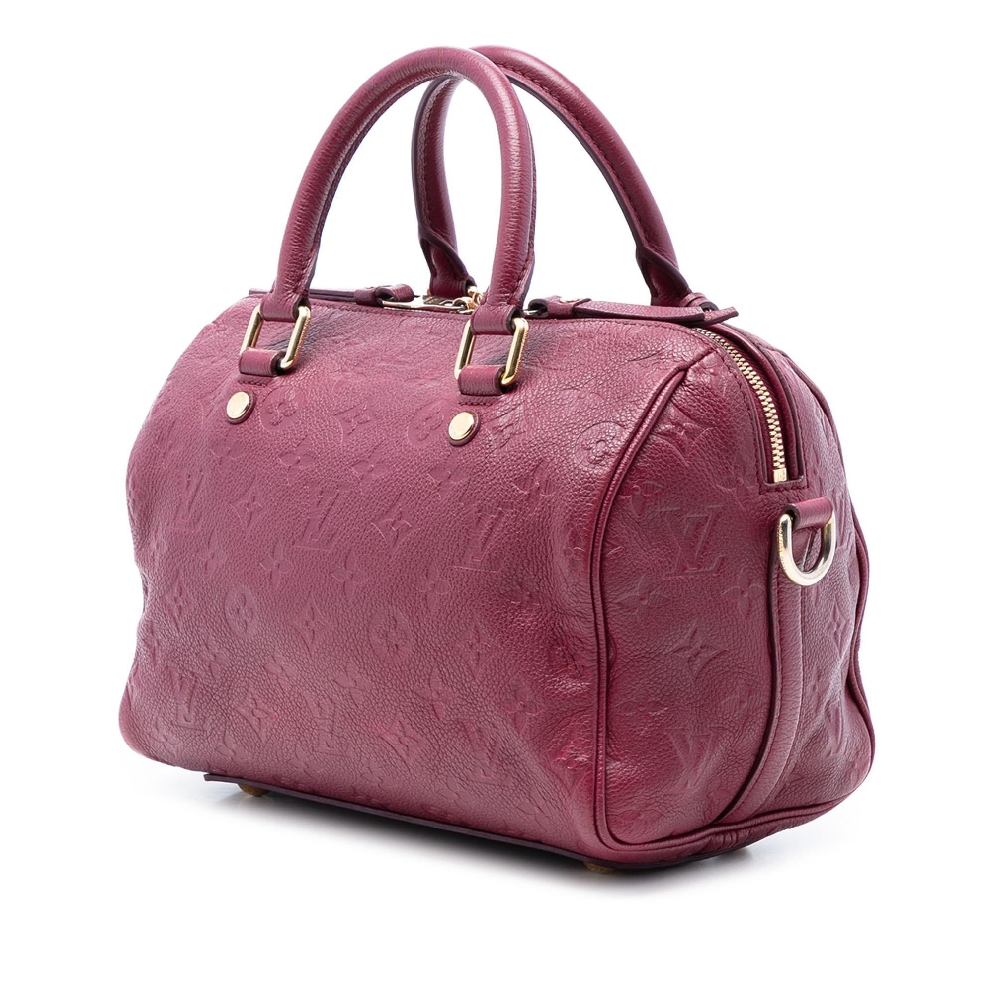 Louis Vuitton Monogram Empreinte Speedy Bandouliere 25