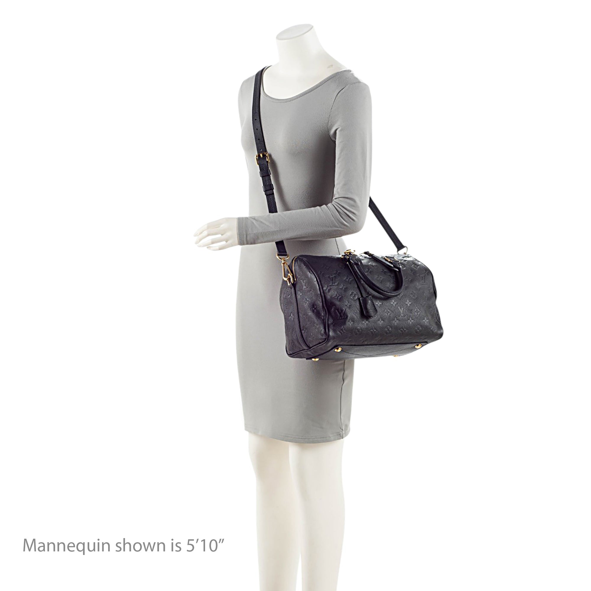 Louis Vuitton Monogram Empreinte Speedy Bandouliere 30 Satchel