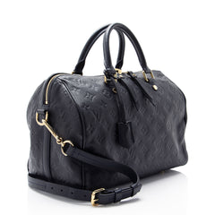 Louis Vuitton Monogram Empreinte Speedy Bandouliere 30 Satchel