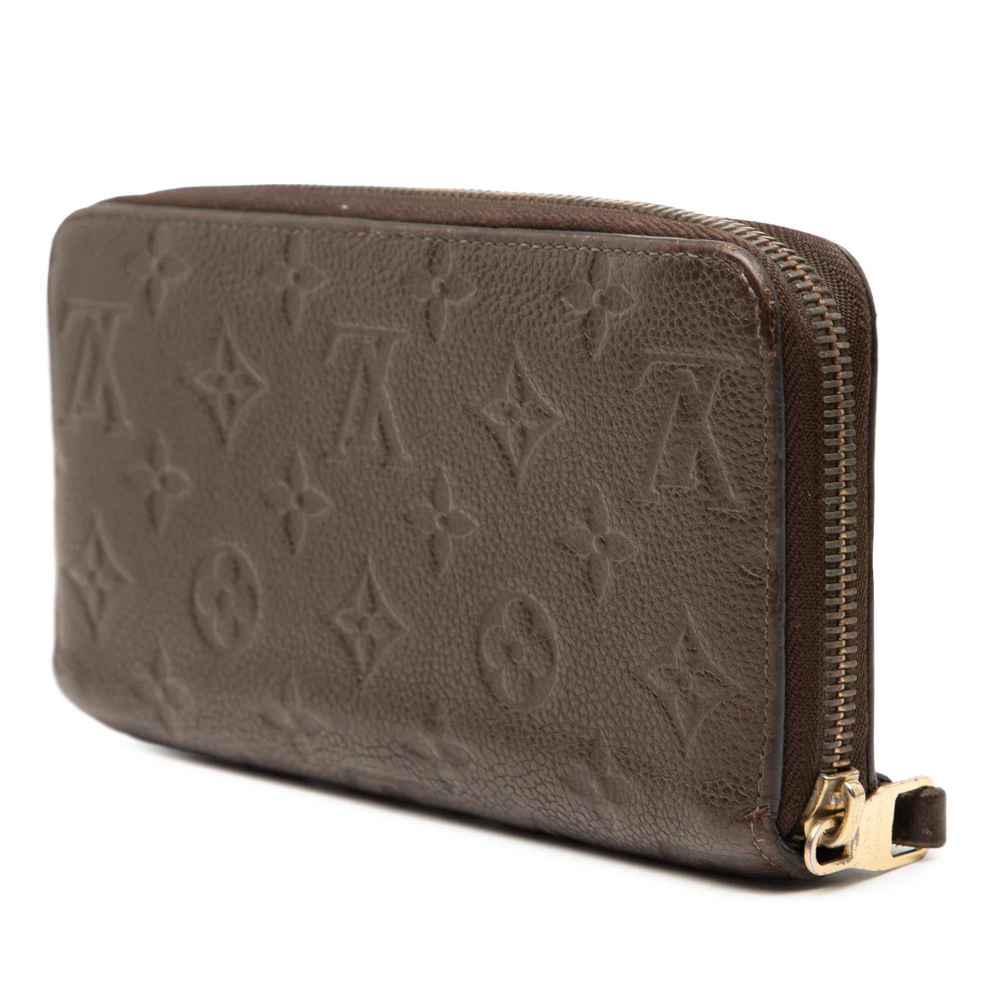 Louis Vuitton Monogram Empreinte Zippy Wallet