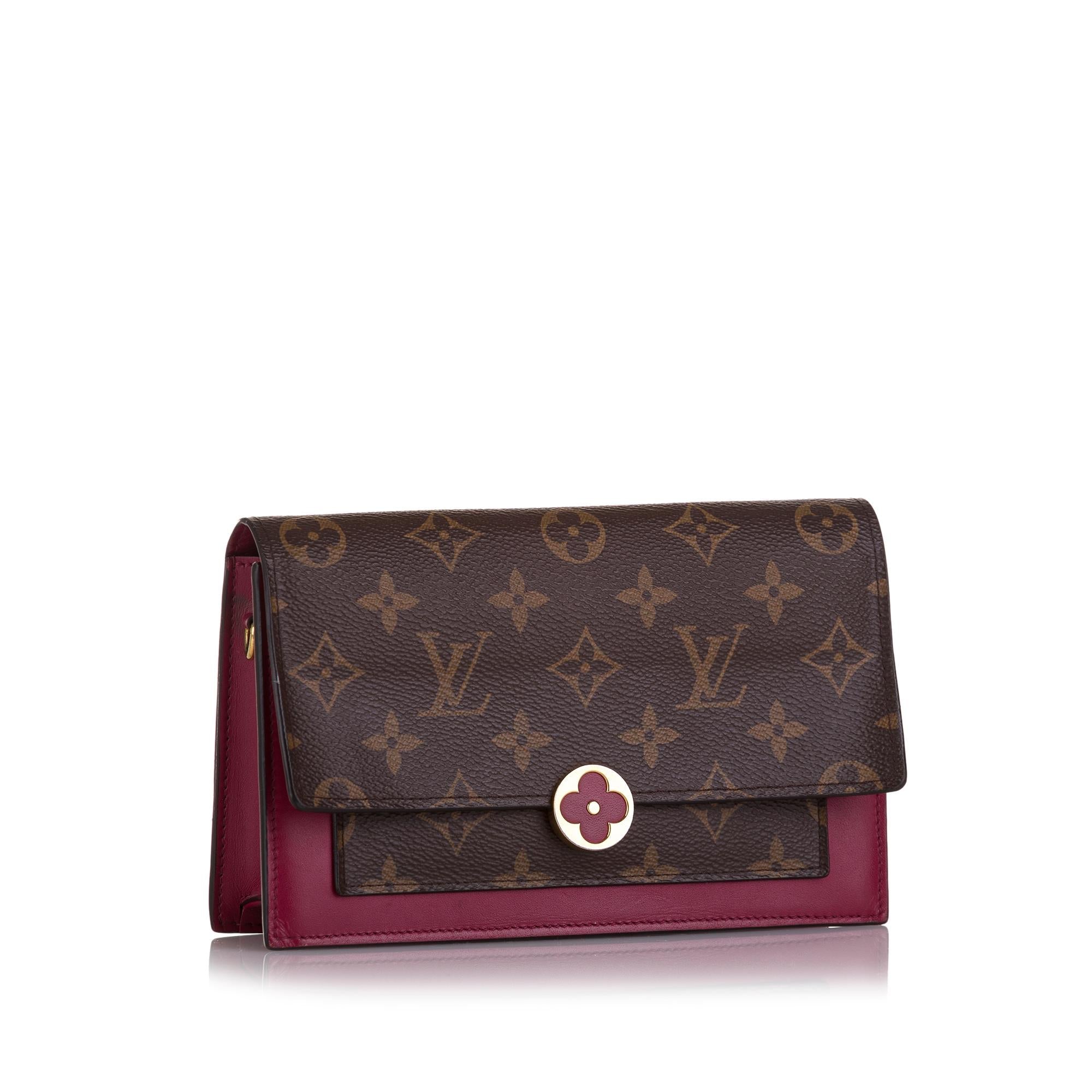 Louis Vuitton Monogram Flore Wallet On Chain