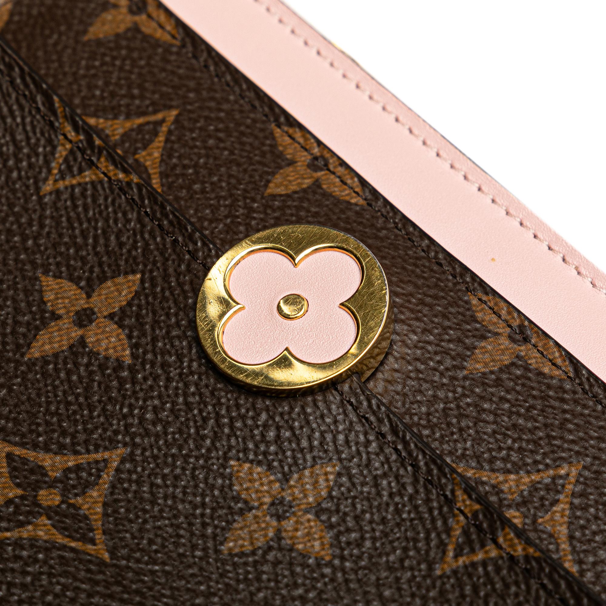 Louis Vuitton Monogram Flore Wallet On Chain