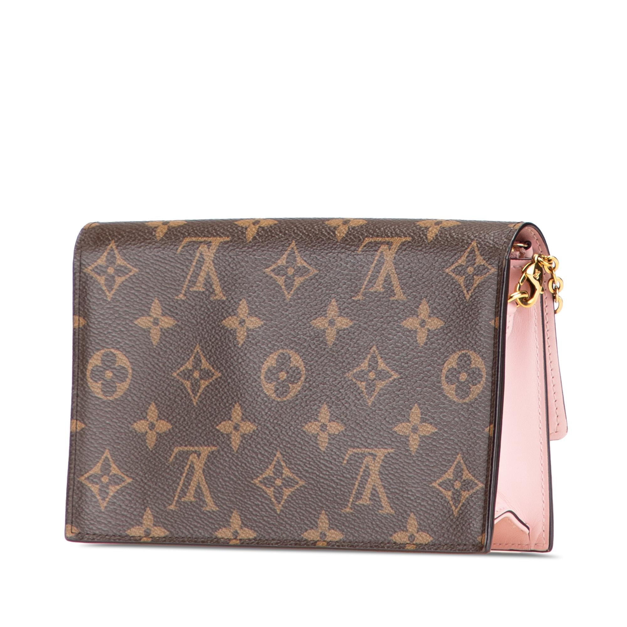 Louis Vuitton Monogram Flore Wallet On Chain