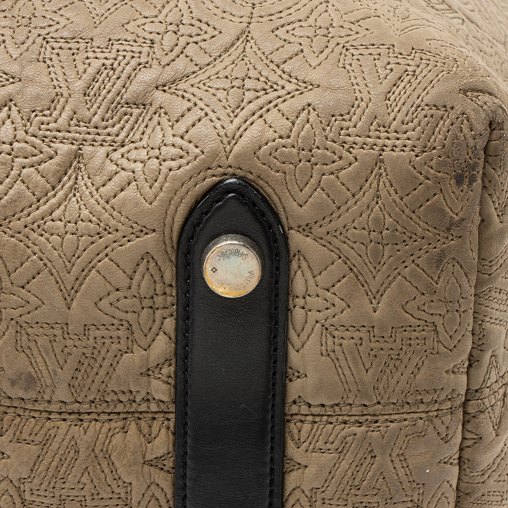 Louis Vuitton Monogram Lambskin Antheia GM Hobo