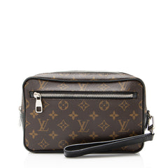 Louis Vuitton Monogram Macassar Kasai Clutch