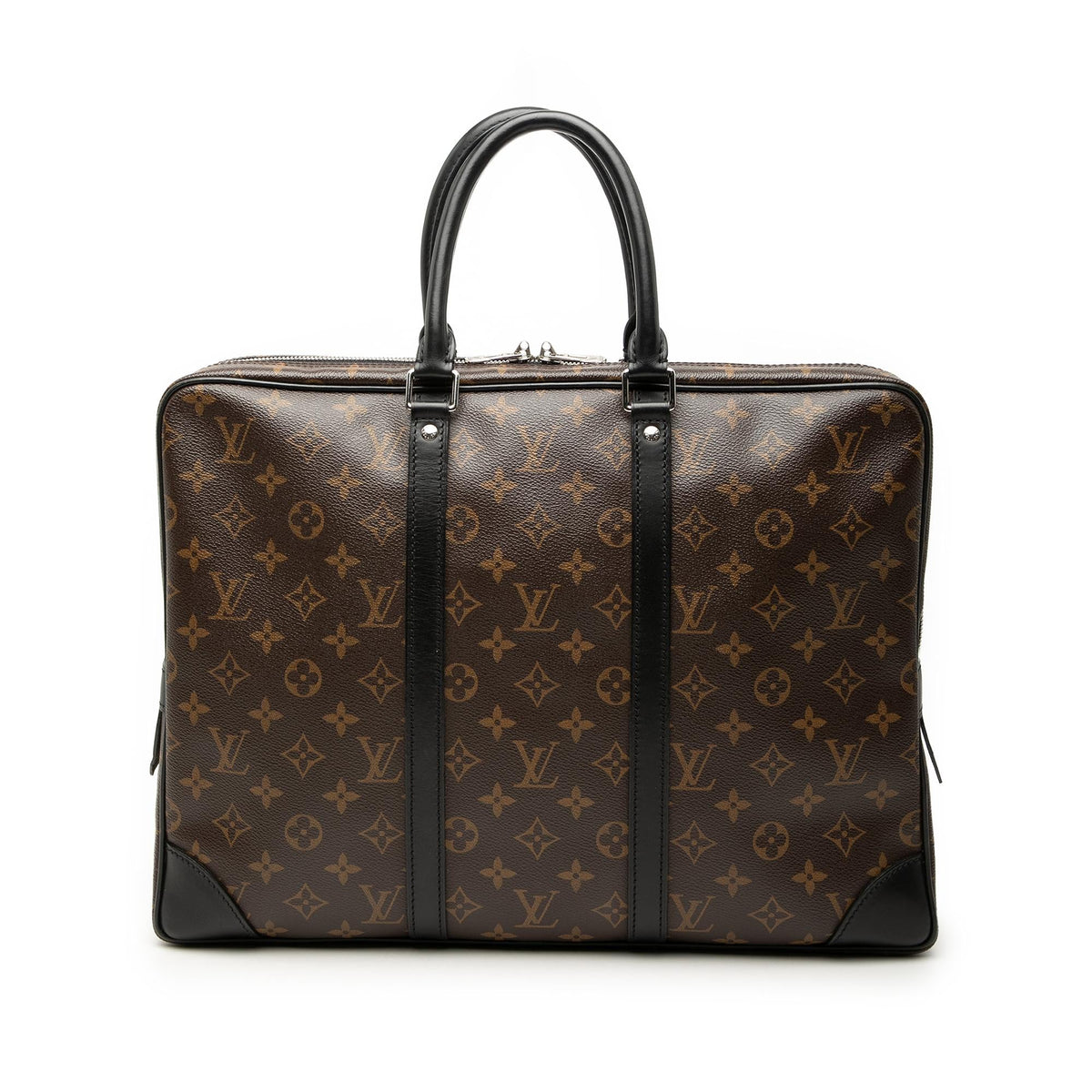 Louis Vuitton Monogram Macassar Porte Documents Voyage GM