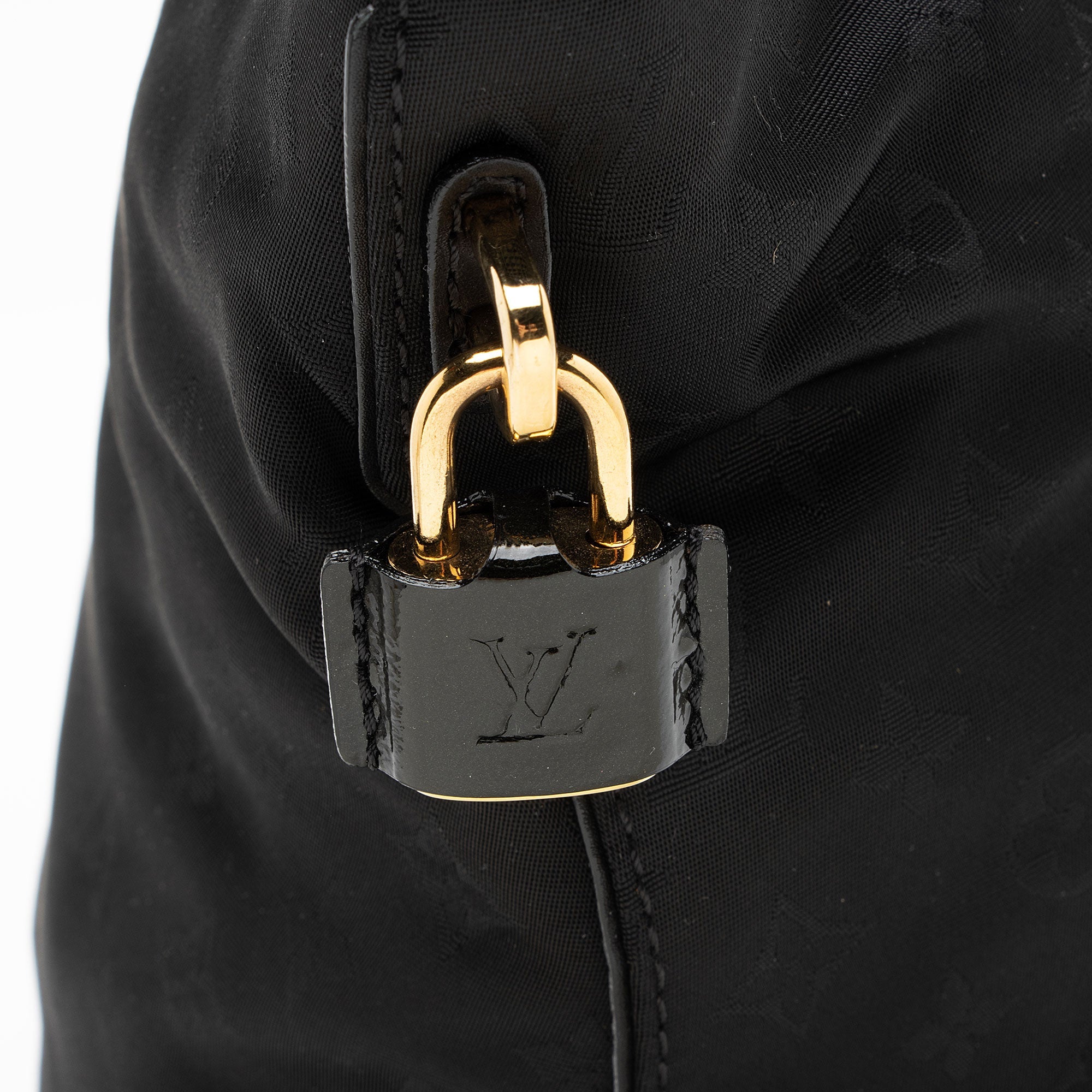 Louis Vuitton Nylon Desire Vertical Lockit MM Satchel
