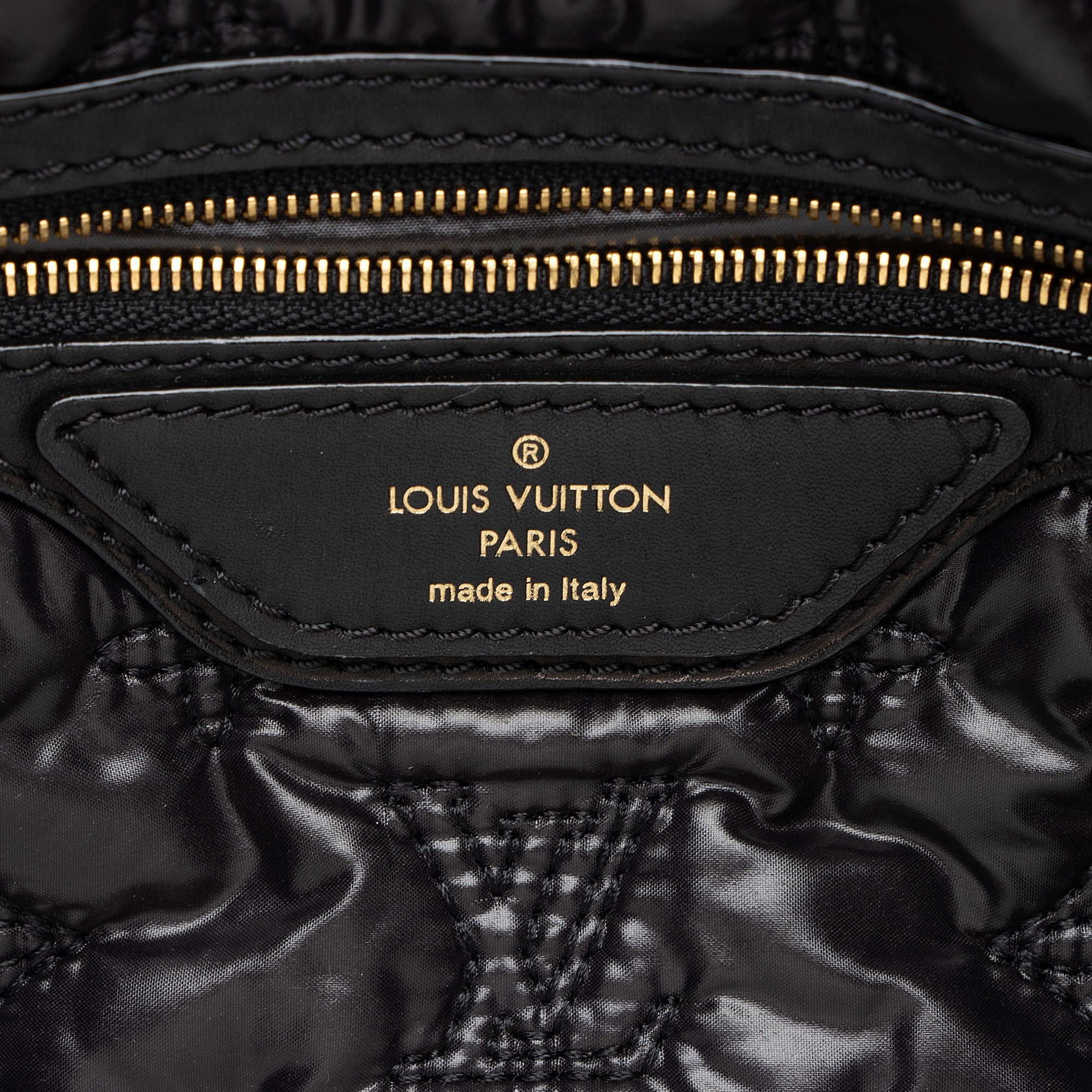 Louis Vuitton Nylon Desire Vertical Lockit MM Satchel