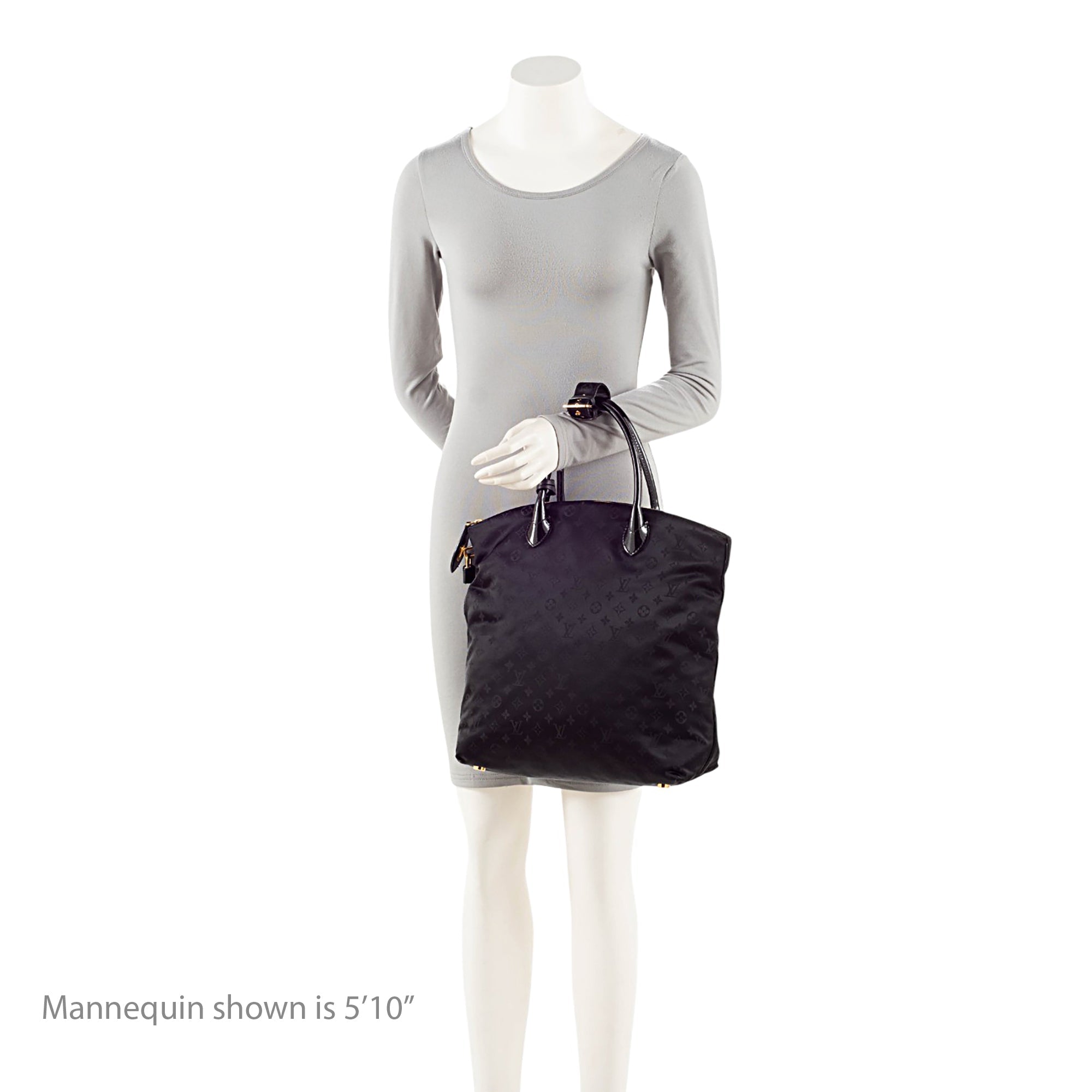 Louis Vuitton Nylon Desire Vertical Lockit MM Satchel
