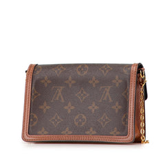 Louis Vuitton Monogram Reverse Dauphine Wallet on Chain