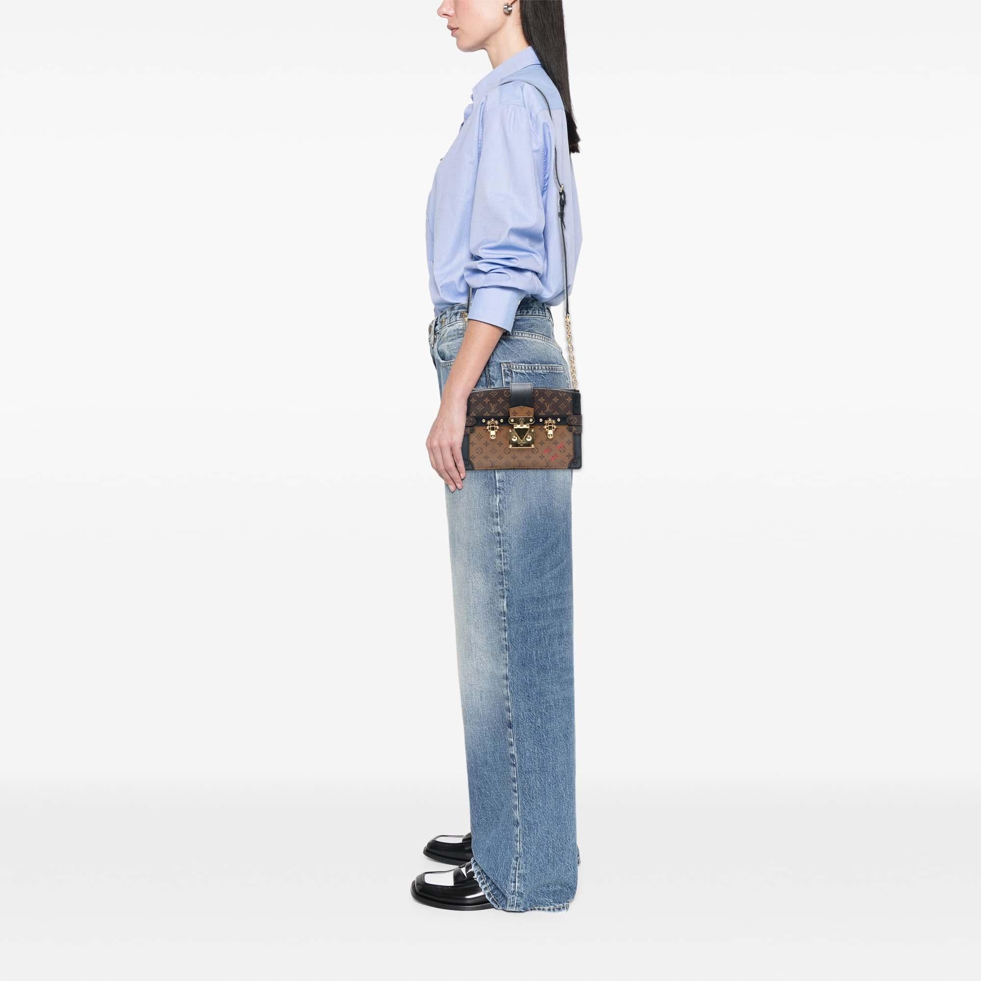 Louis Vuitton Monogram Reverse Trunk Clutch