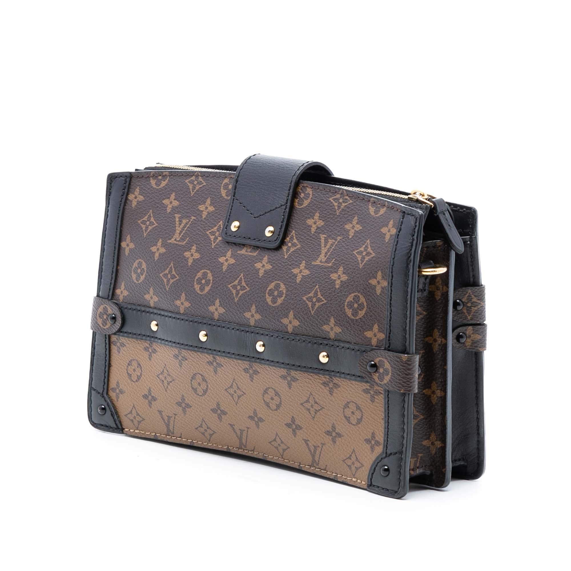 Louis Vuitton Monogram Reverse Trunk Clutch