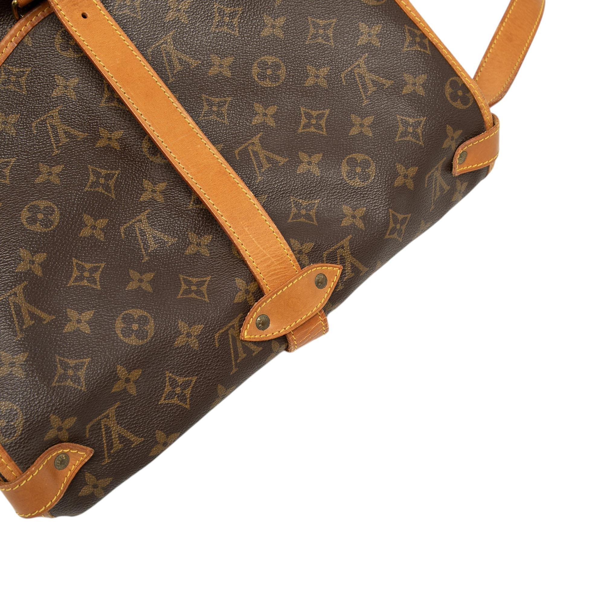 Louis Vuitton Monogram Saumur 35