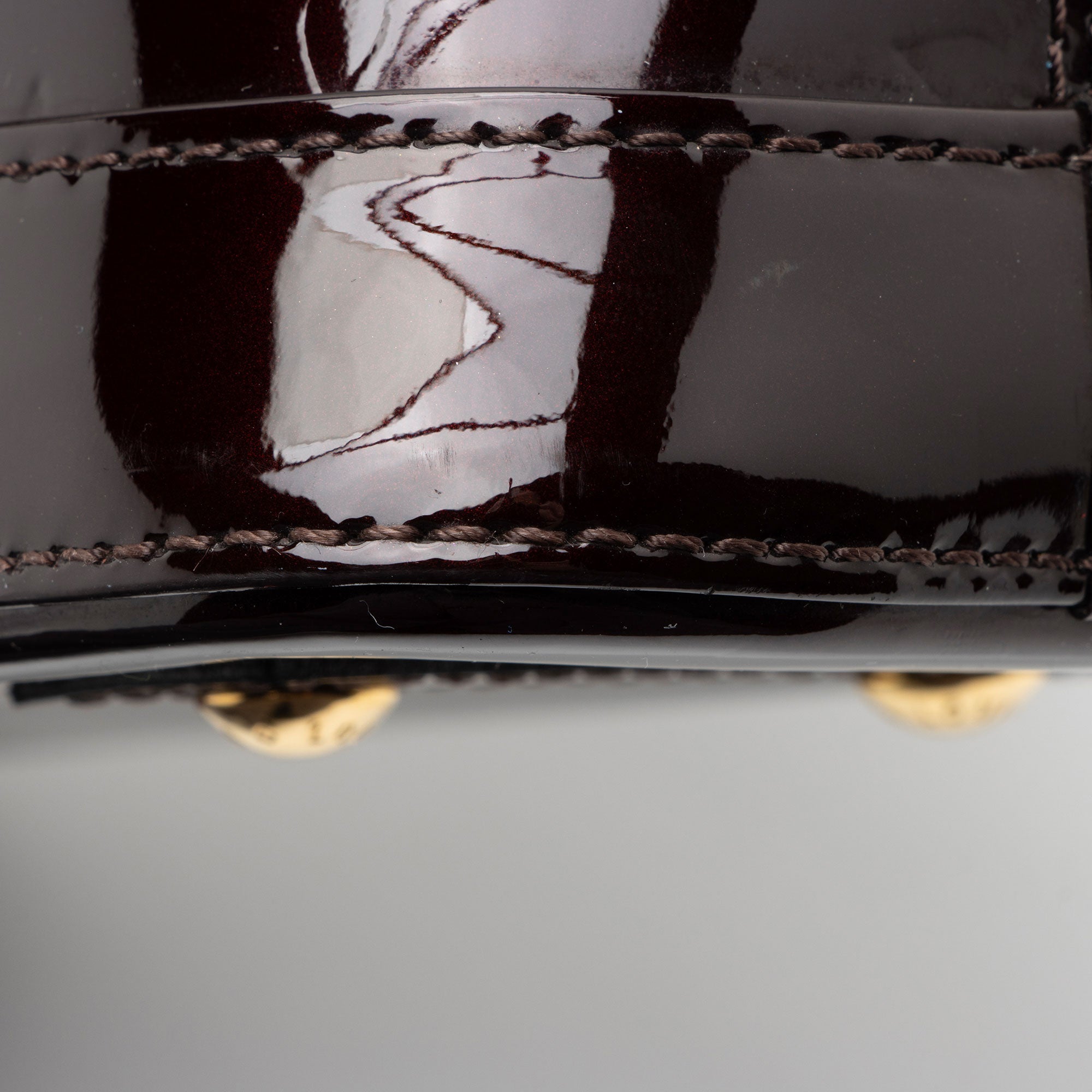 Louis Vuitton Monogram Vernis Alma BB Satchel