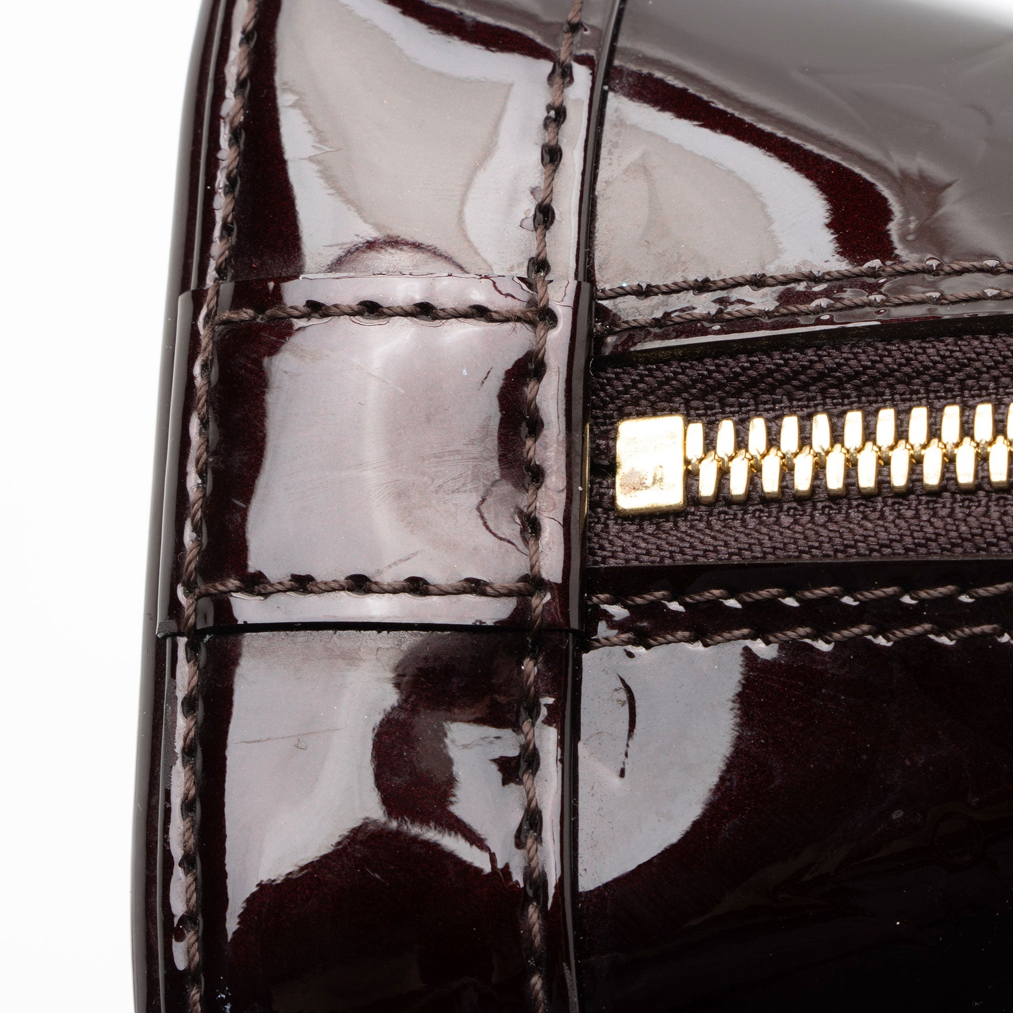 Louis Vuitton Monogram Vernis Alma BB Satchel