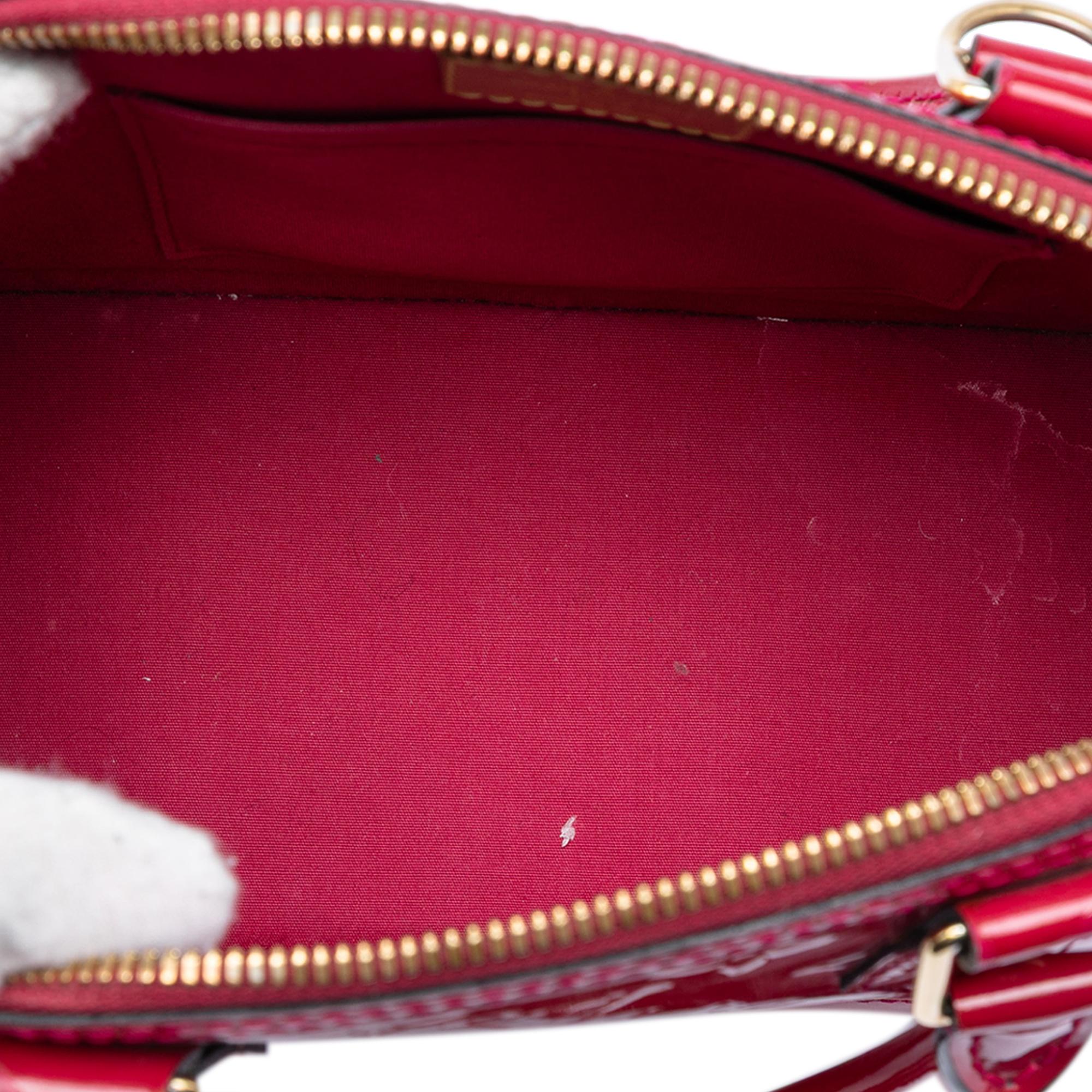 Louis Vuitton Monogram Vernis Alma BB