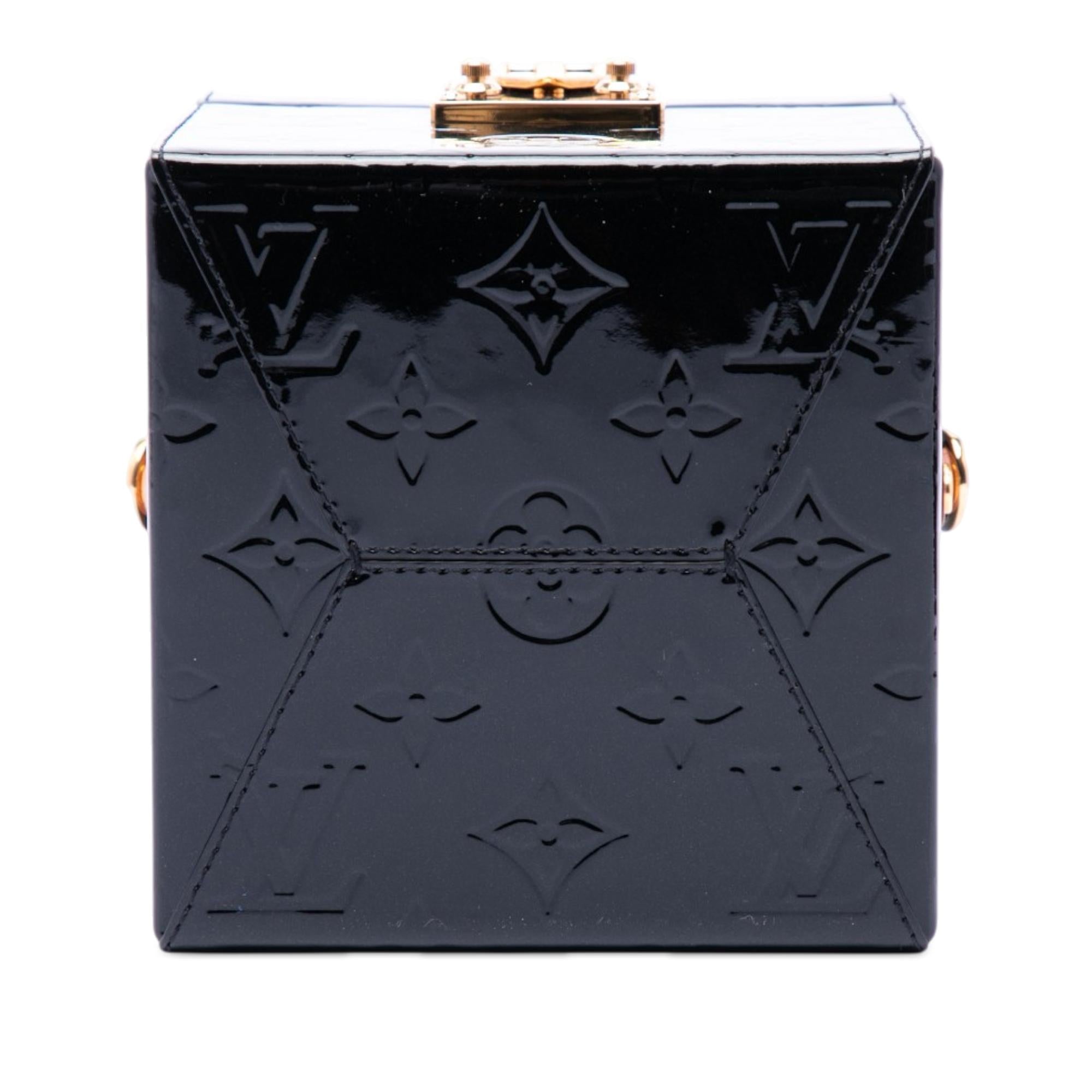 Louis Vuitton Monogram Vernis Bleecker Box Vanity Bag