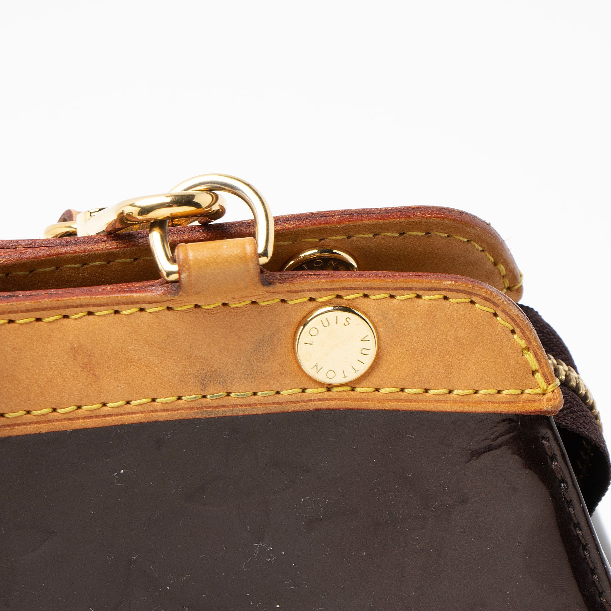 Louis Vuitton Monogram Vernis Brea MM Satchel