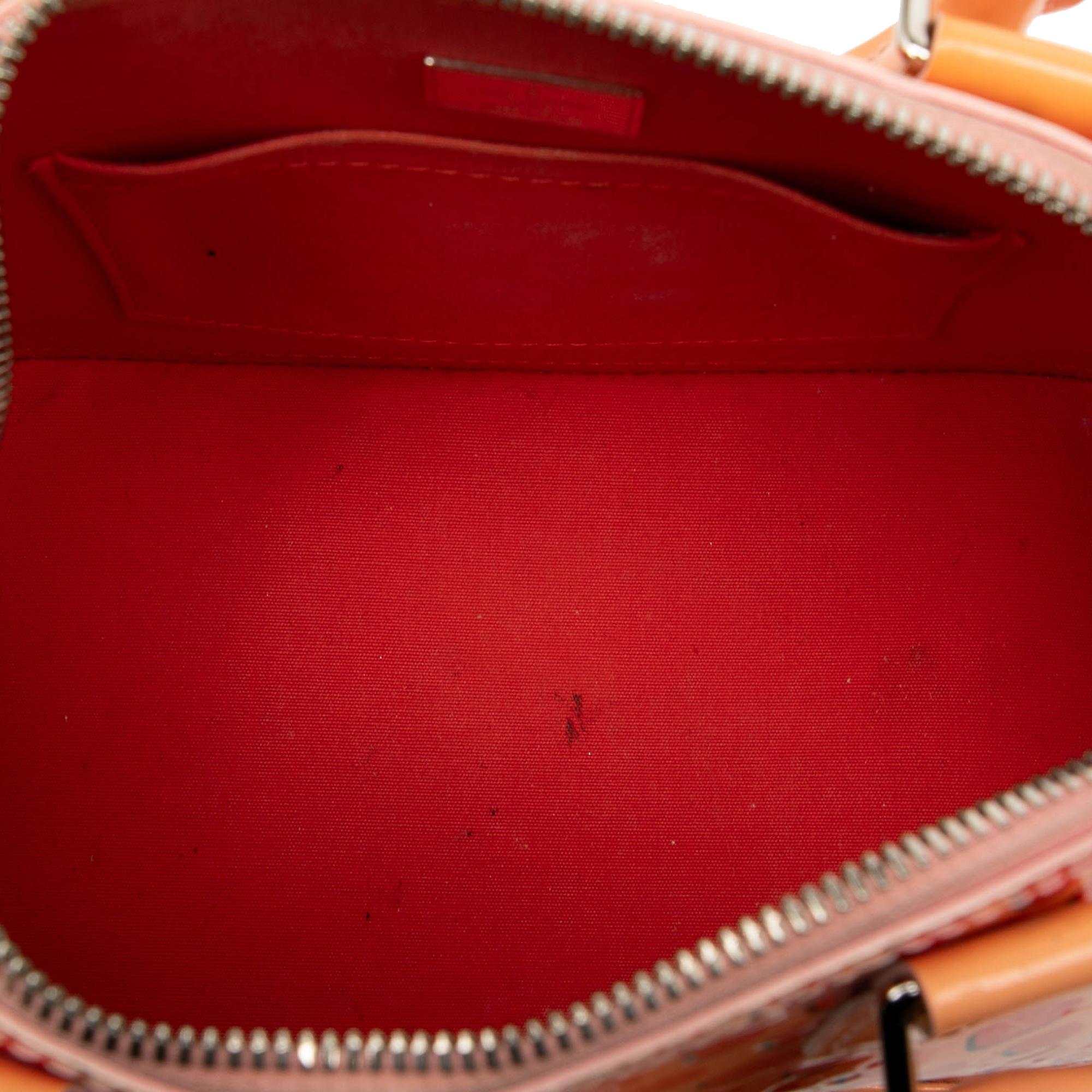 Louis Vuitton Monogram Vernis Jungle Dots Alma BB