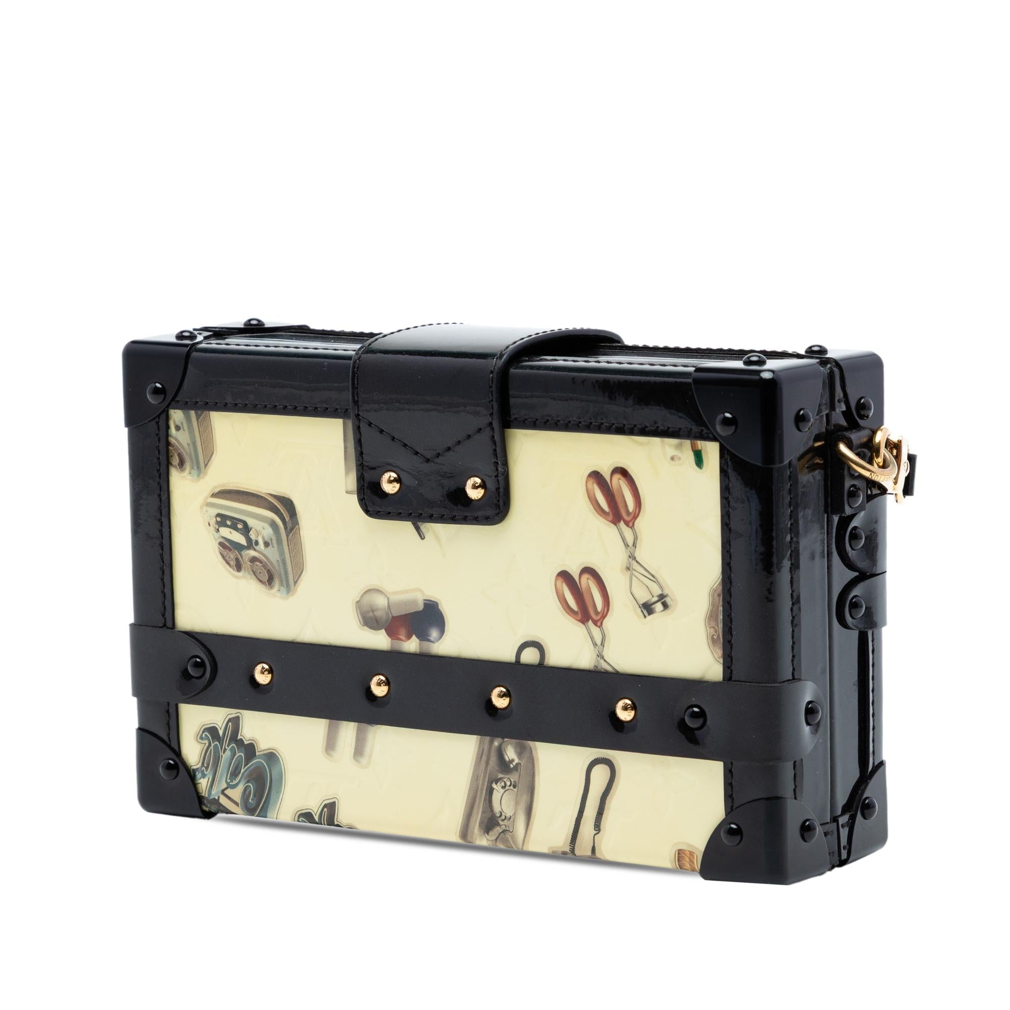 Louis Vuitton Monogram Vernis Stickers Petite Malle