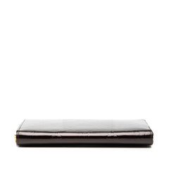 Louis Vuitton Monogram Vernis Zippy Long Wallet
