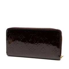 Louis Vuitton Monogram Vernis Zippy Long Wallet