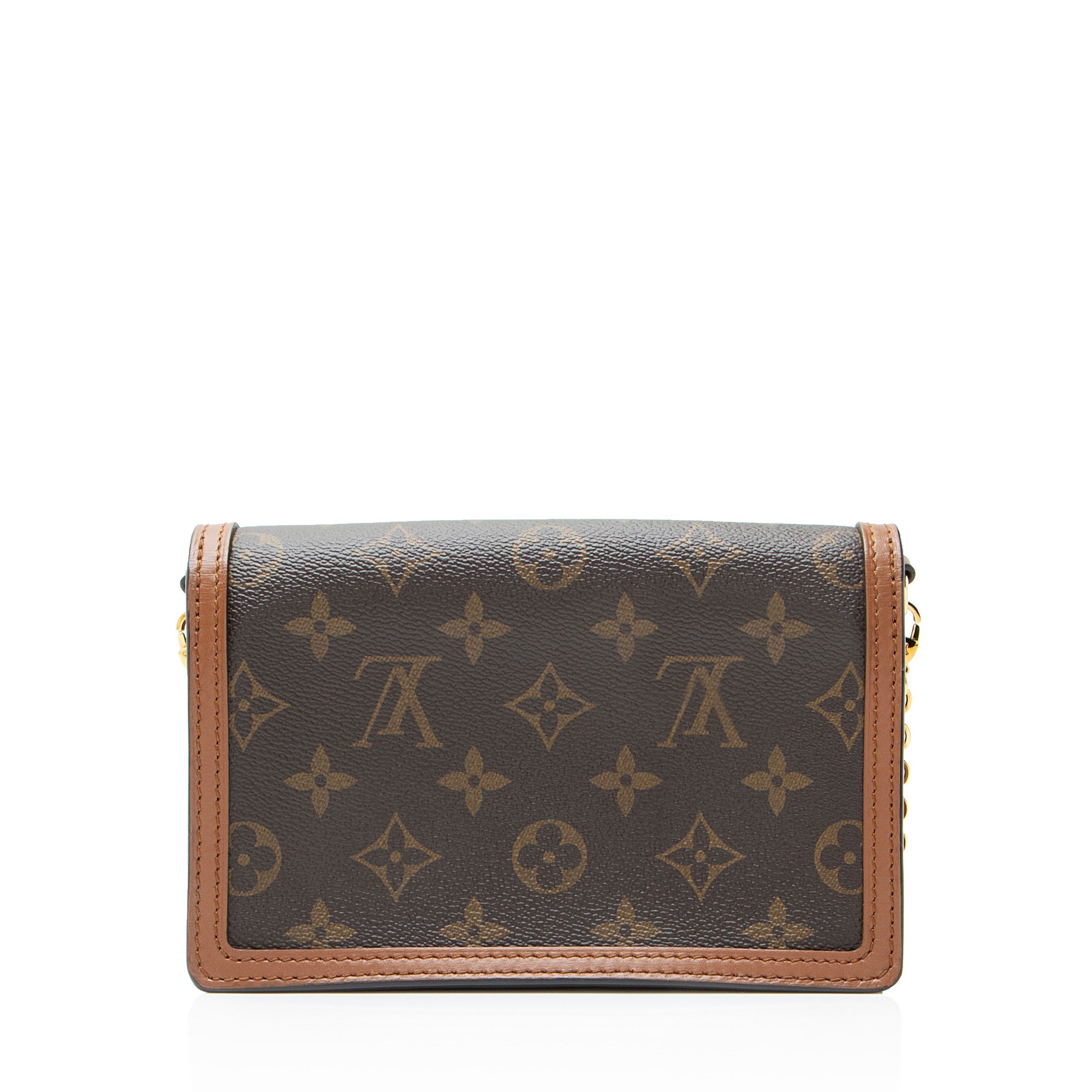 Louis Vuitton Reverse Monogram Dauphine Chain Wallet