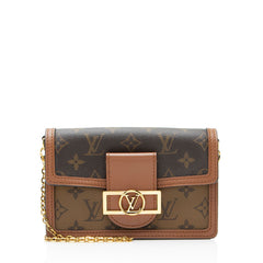 Louis Vuitton Reverse Monogram Dauphine Chain Wallet