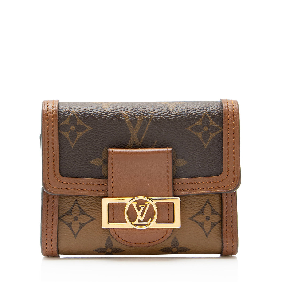 Louis Vuitton Reverse Monogram Dauphine Compact Wallet
