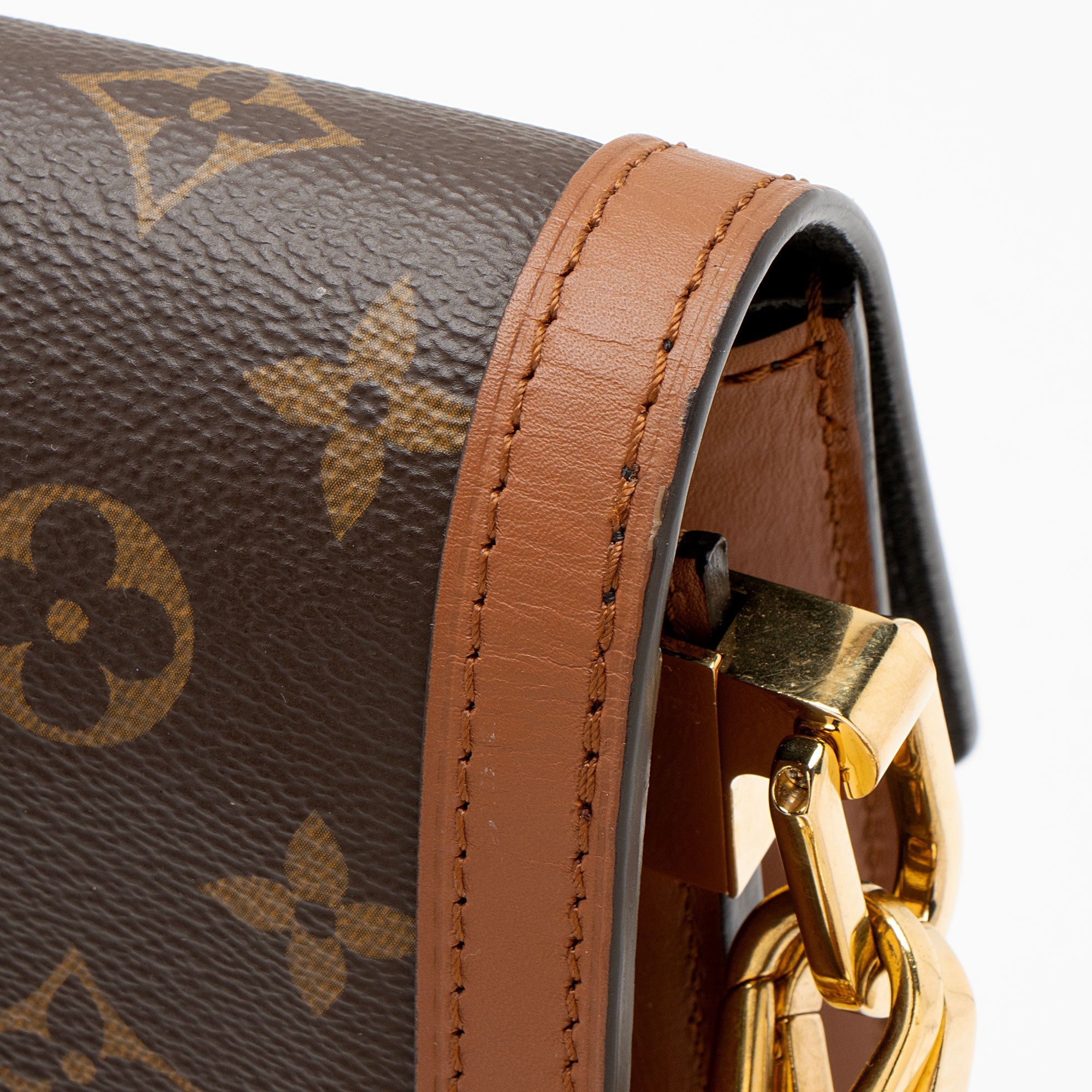 Louis Vuitton Reverse Monogram Dauphine MM Shoulder Bag
