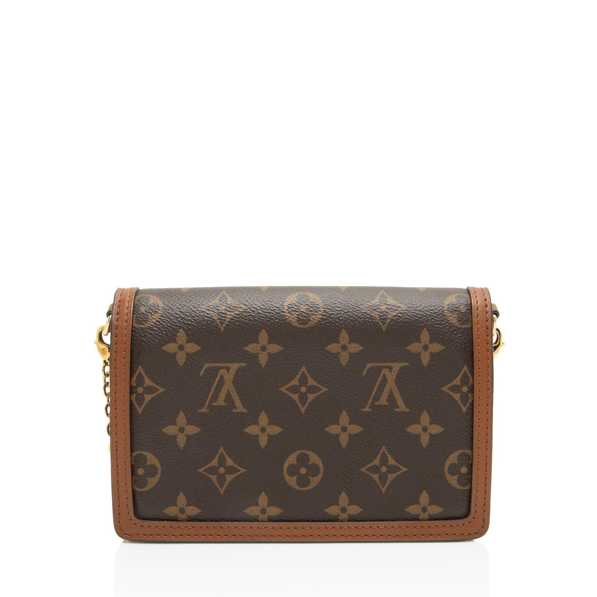 Louis Vuitton Reverse Monogram Dauphine Chain Wallet