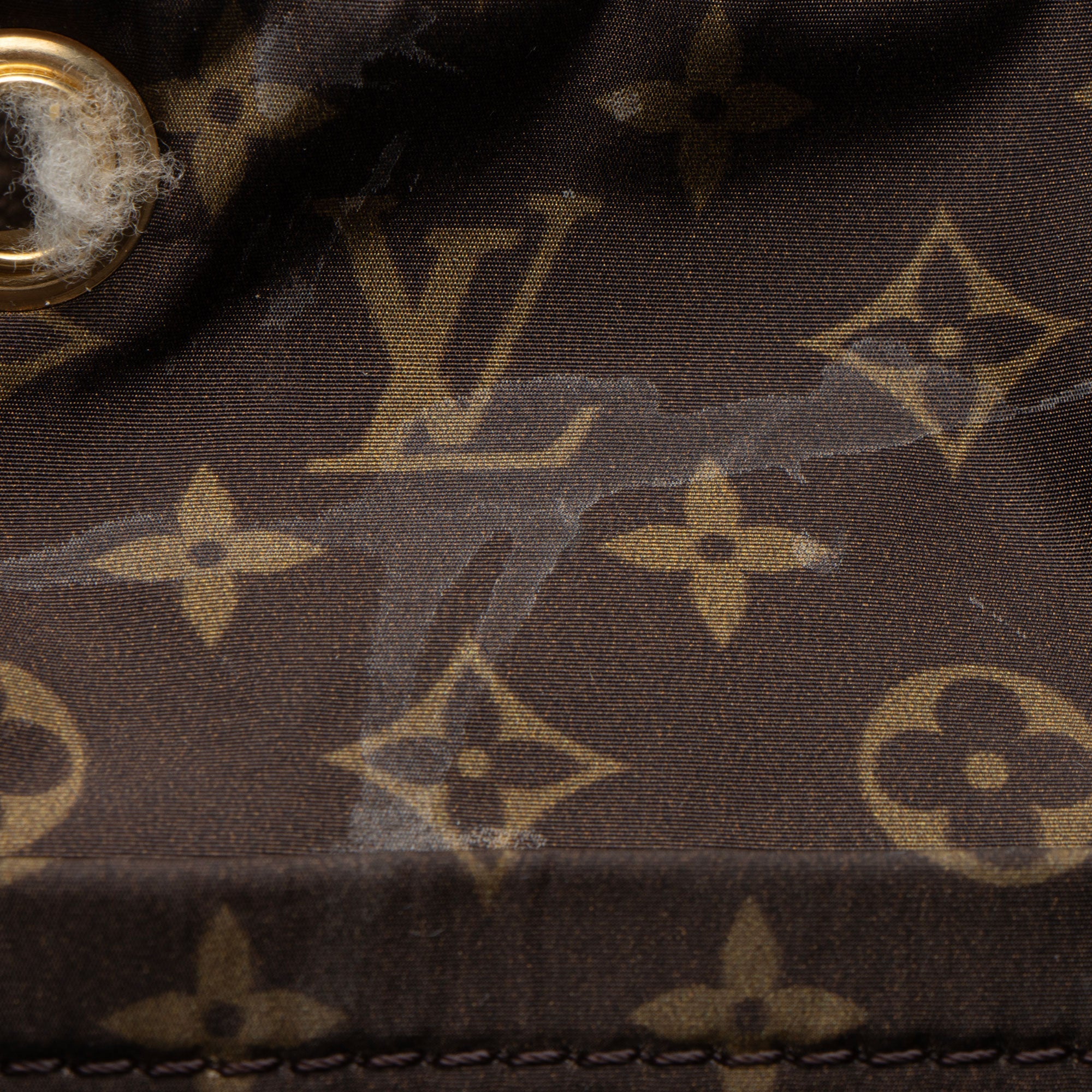 Louis Vuitton Shearling Monogram Canvas LV Ski Backpack