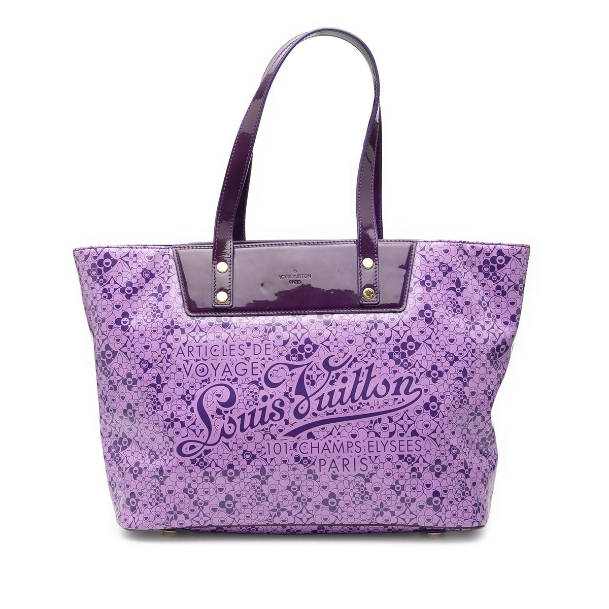Louis Vuitton Takashi Murakami Coated Canvas Cosmic Blossom Tote PM