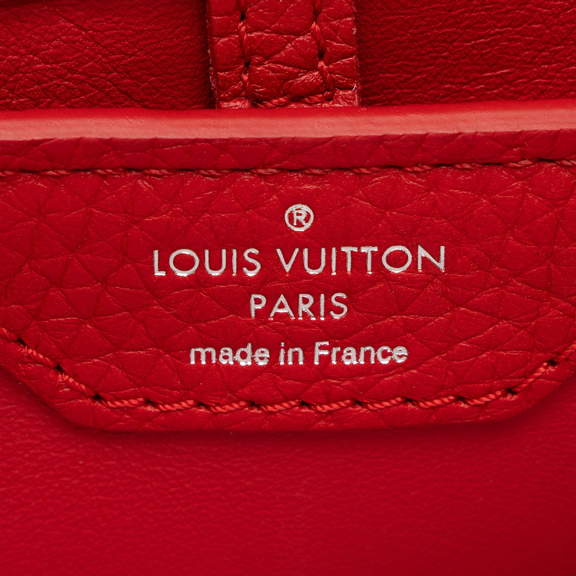 Louis Vuitton Taurillon Capucines PM Bag