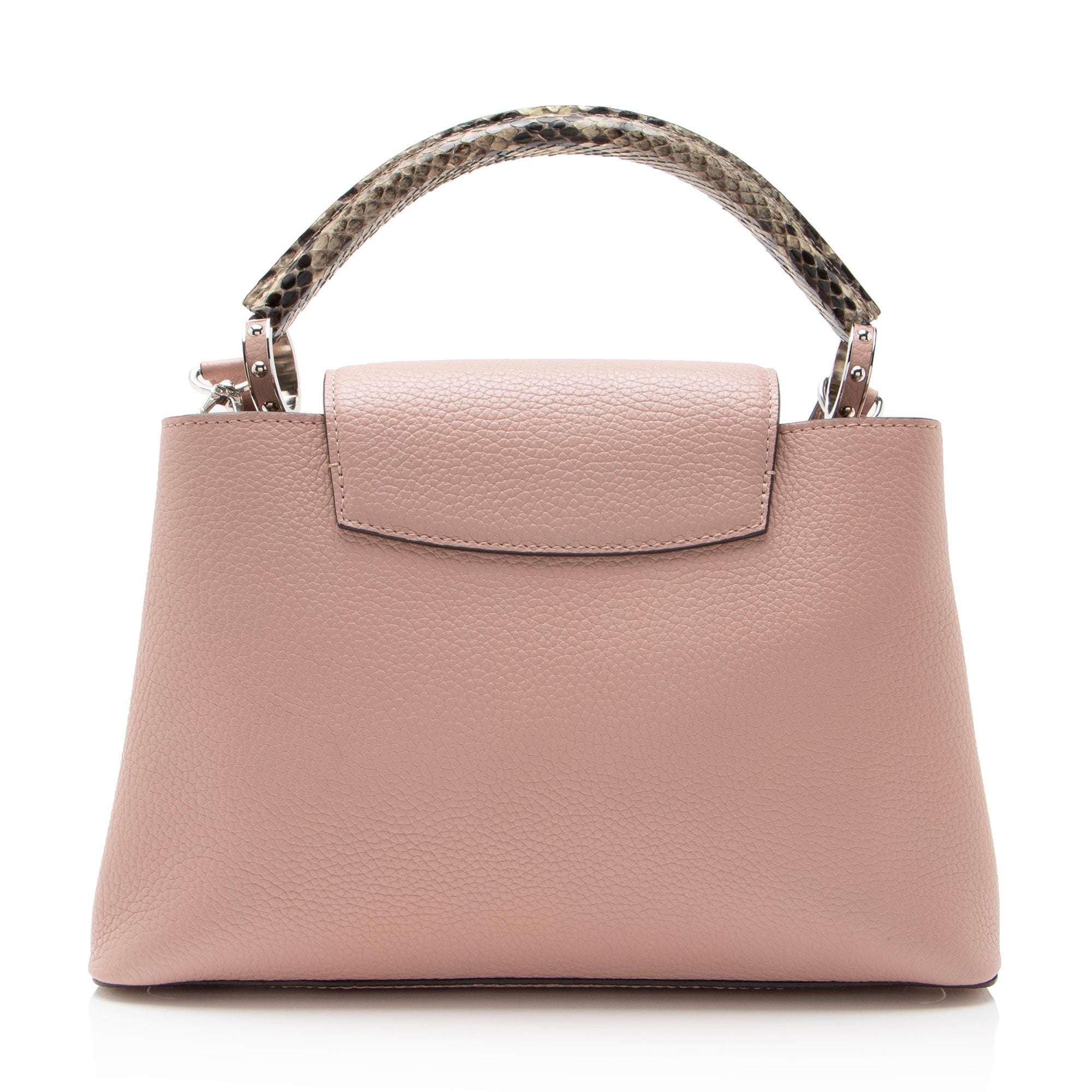 Louis Vuitton Taurillon Python Capucines PM Bag