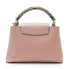 Louis Vuitton Taurillon Python Capucines PM Bag