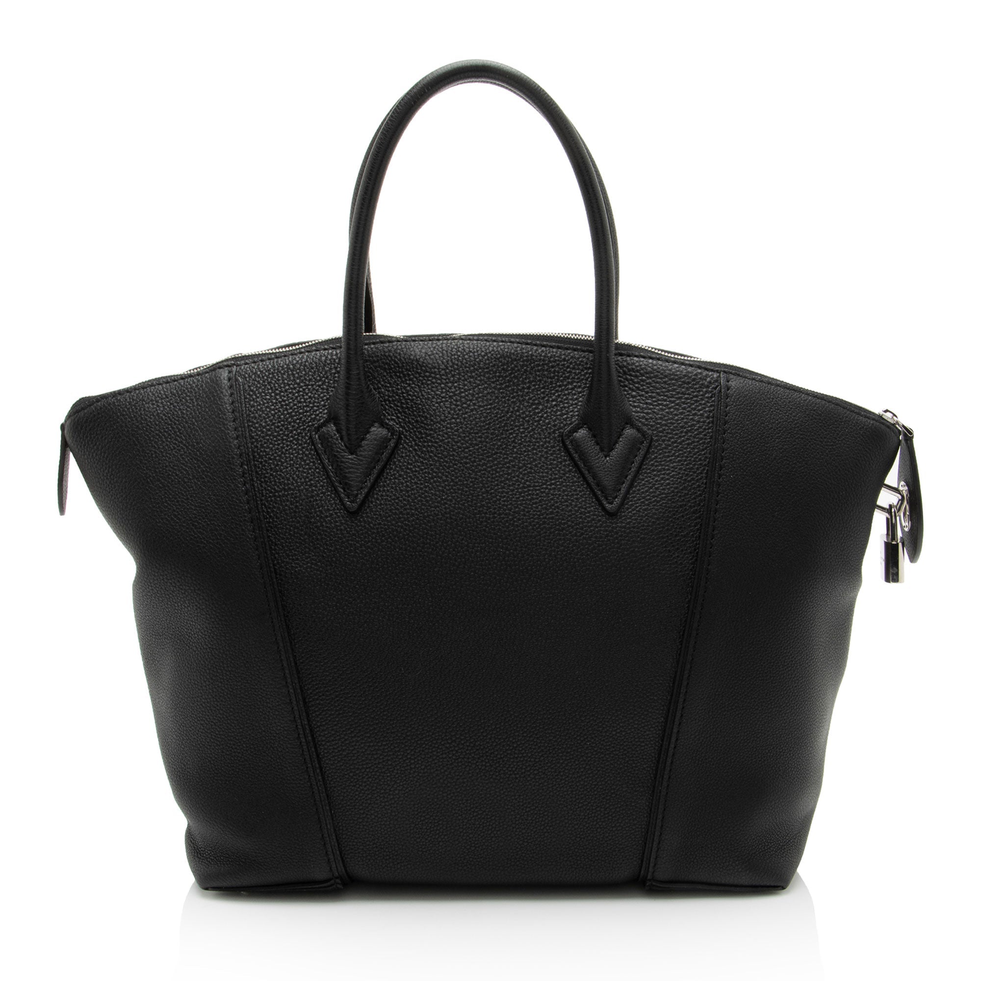 Louis Vuitton Taurillon Soft Lockit MM Satchel