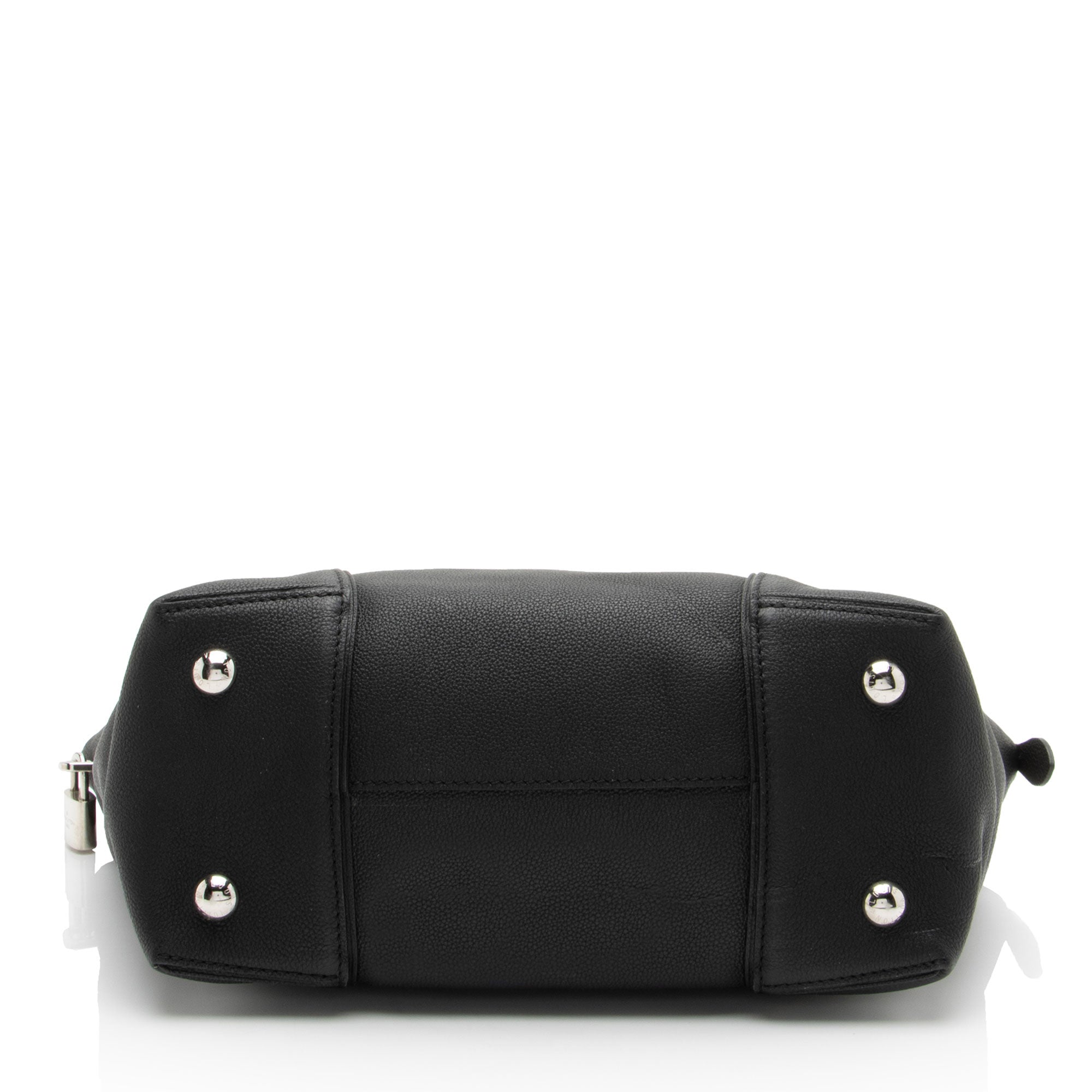 Louis Vuitton Taurillon Soft Lockit MM Satchel