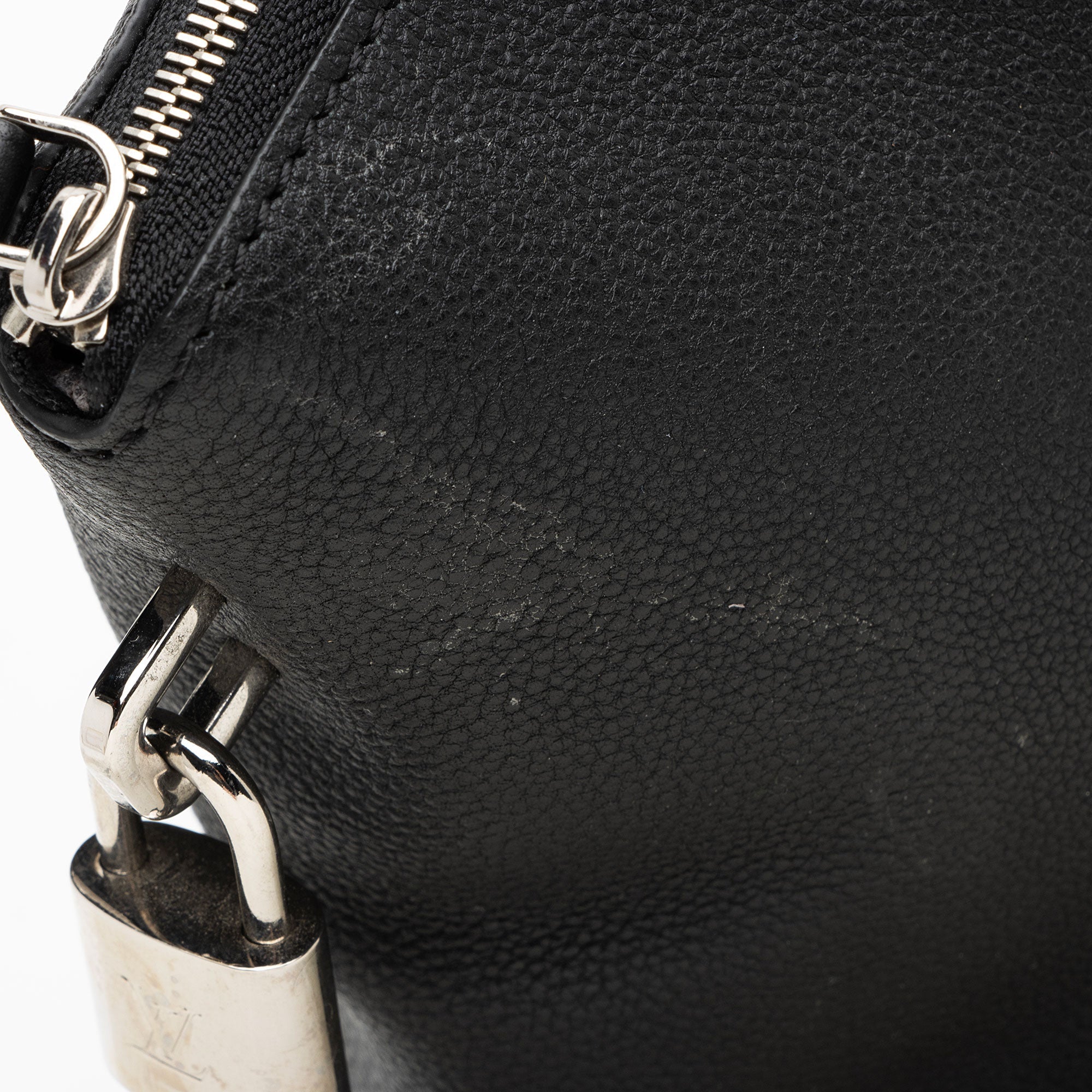 Louis Vuitton Taurillon Soft Lockit MM Satchel
