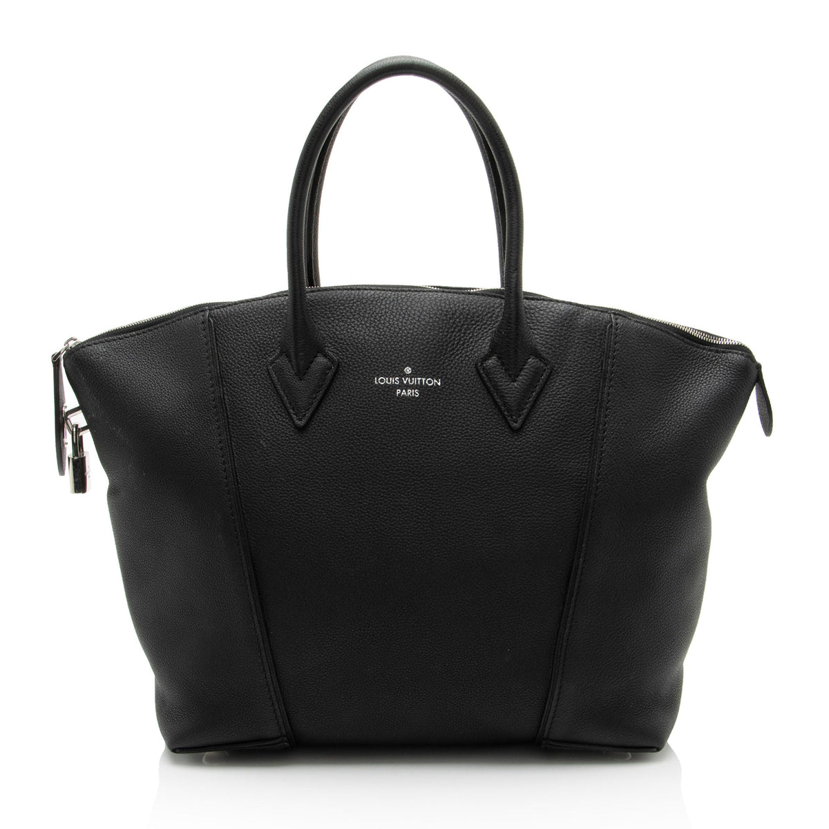 Louis Vuitton Taurillon Soft Lockit MM Satchel