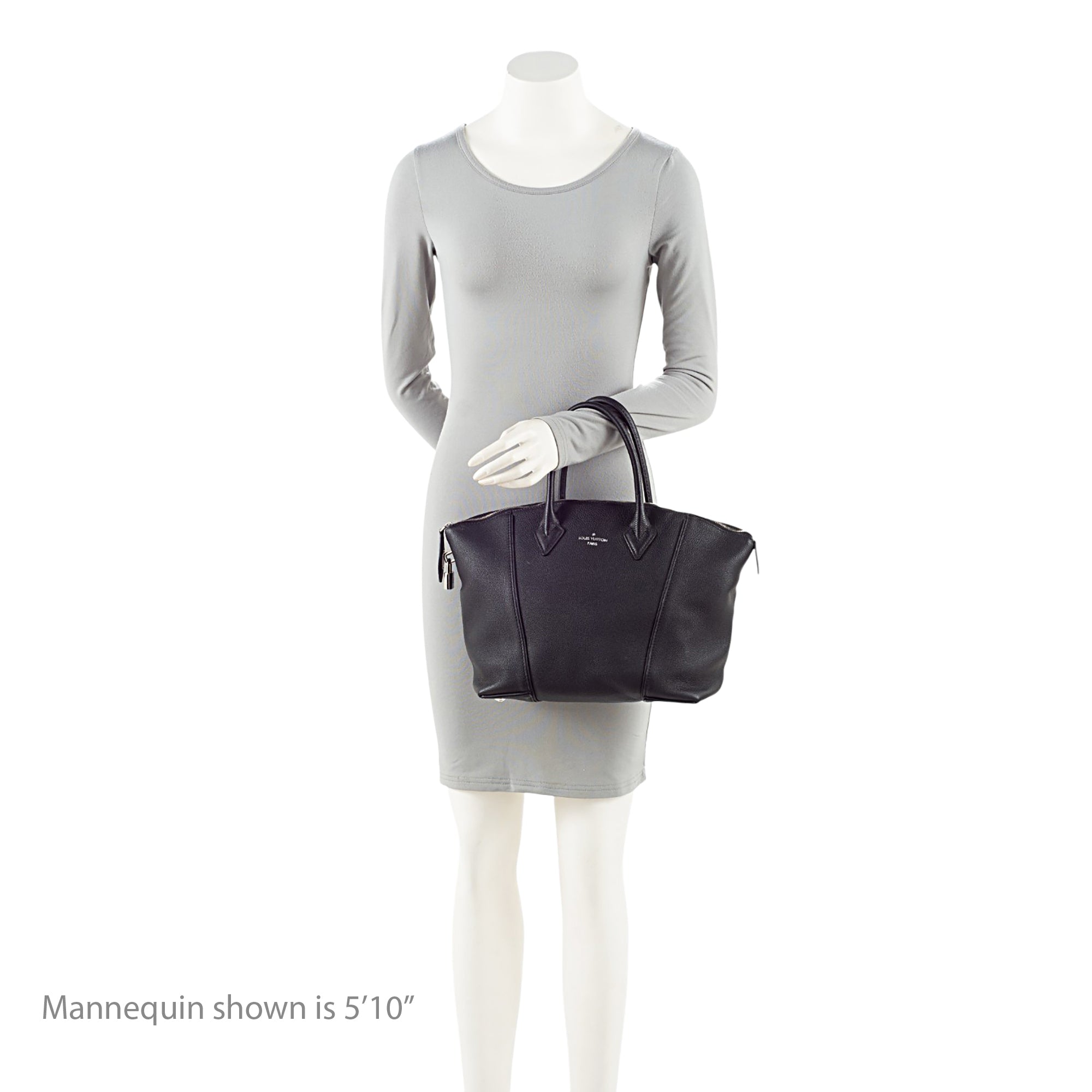 Louis Vuitton Taurillon Soft Lockit MM Satchel
