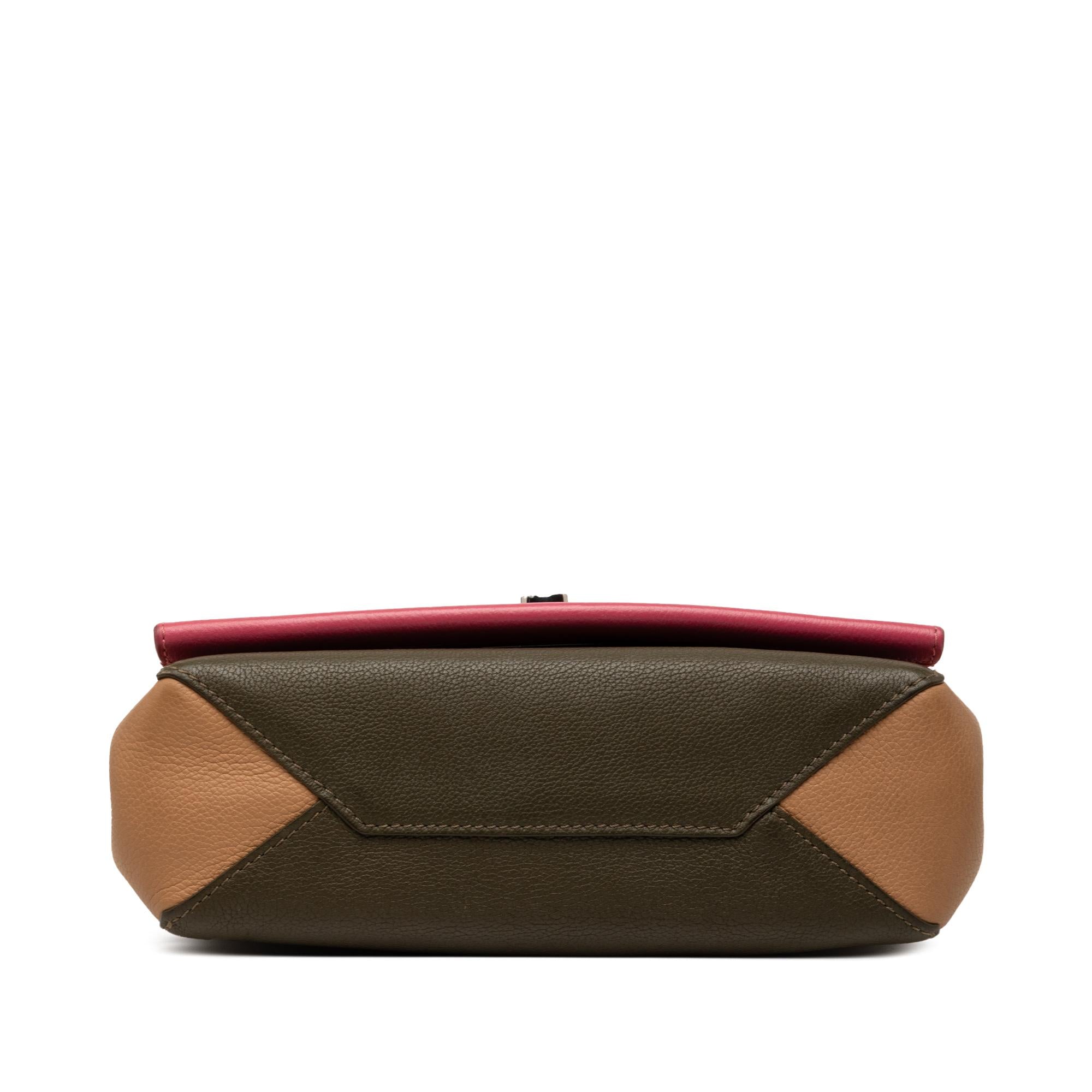 Louis Vuitton Tricolor Leather Lockme II BB