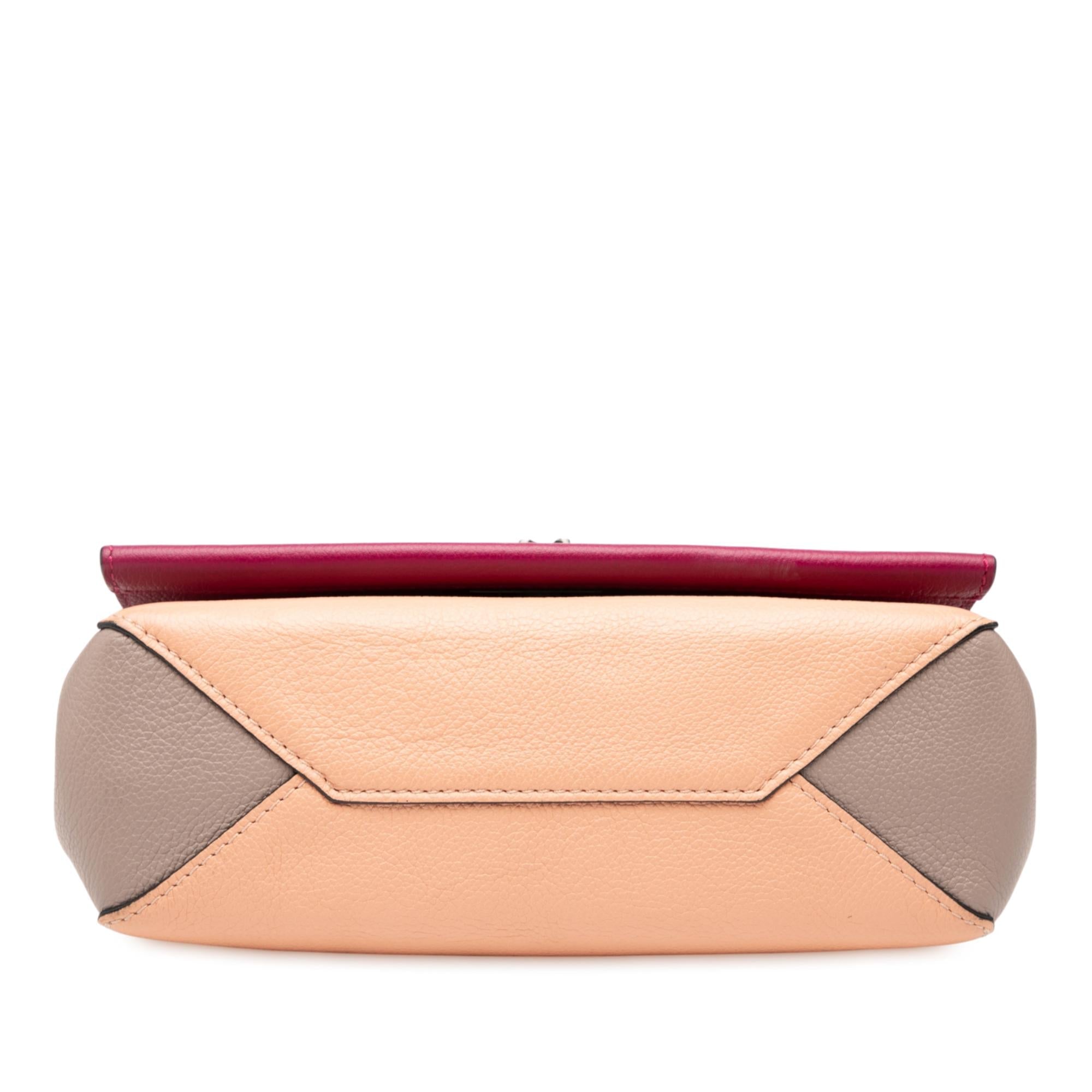 Louis Vuitton Tricolor Leather Lockme II BB