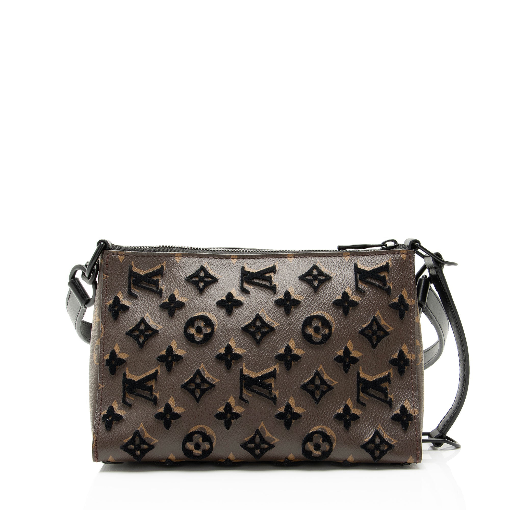 Louis Vuitton Tuffetage Monogram Canvas Triangle Messenger