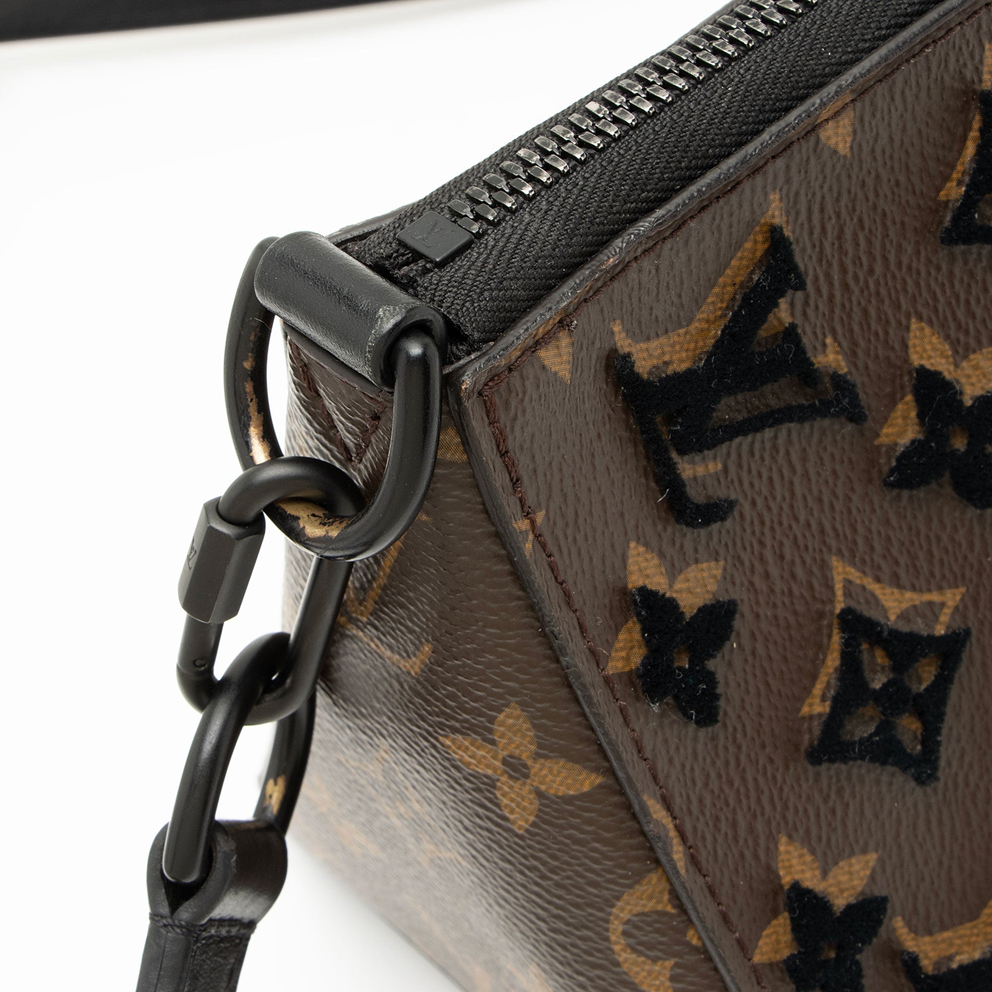 Louis Vuitton Tuffetage Monogram Canvas Triangle Messenger