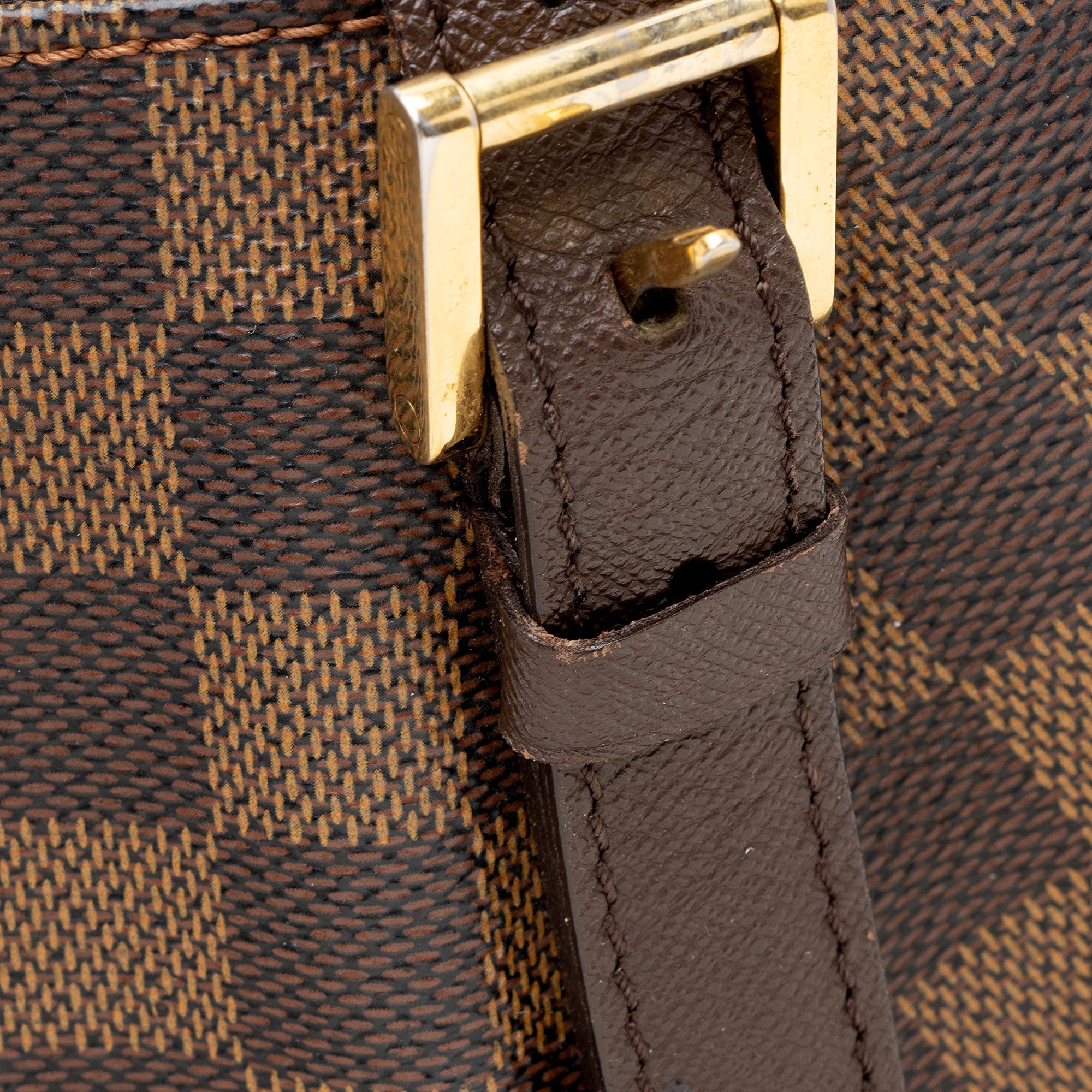 Louis Vuitton Vintage Damier Ebene Belem MM Shoulder Bag