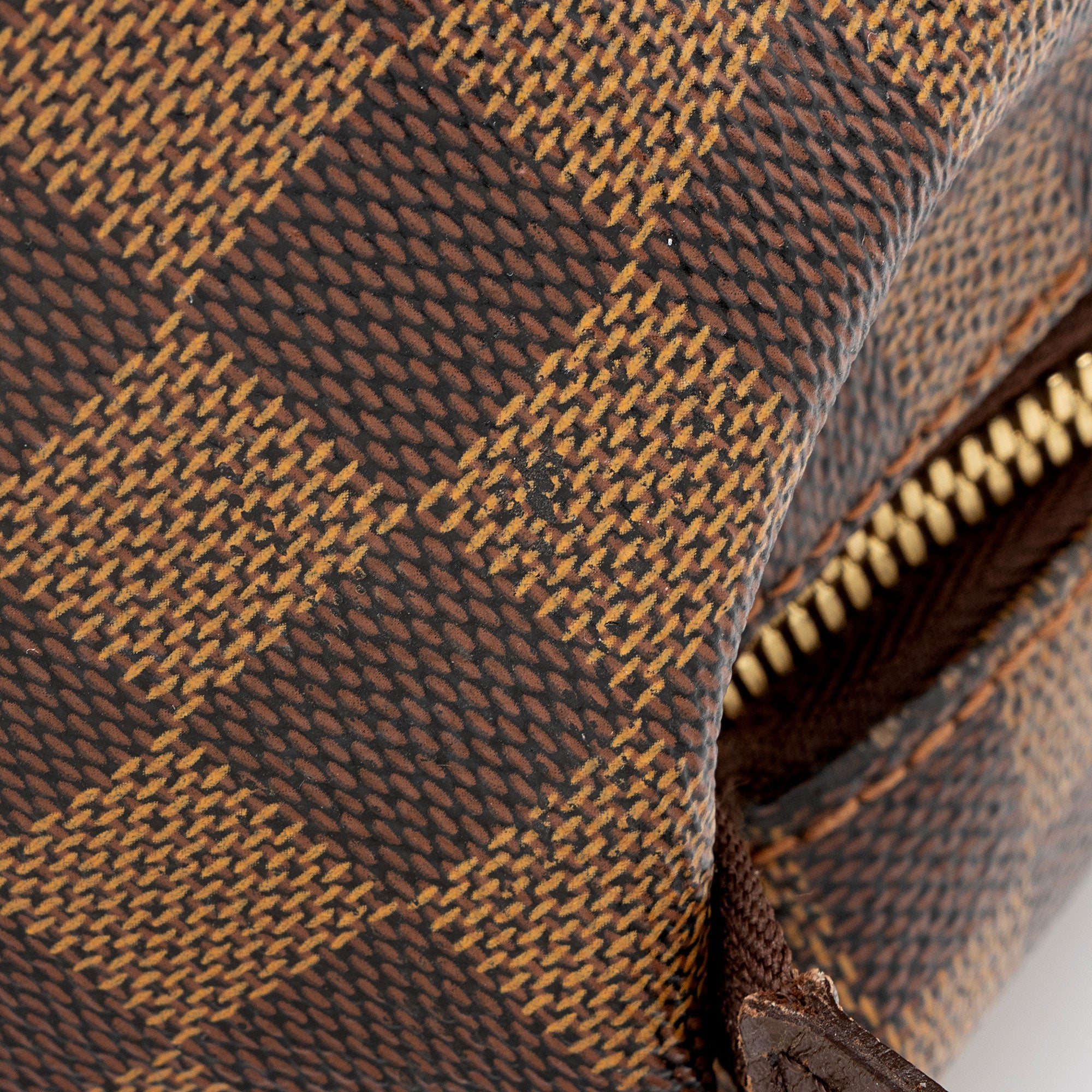 Louis Vuitton Vintage Damier Ebene Belem MM Shoulder Bag